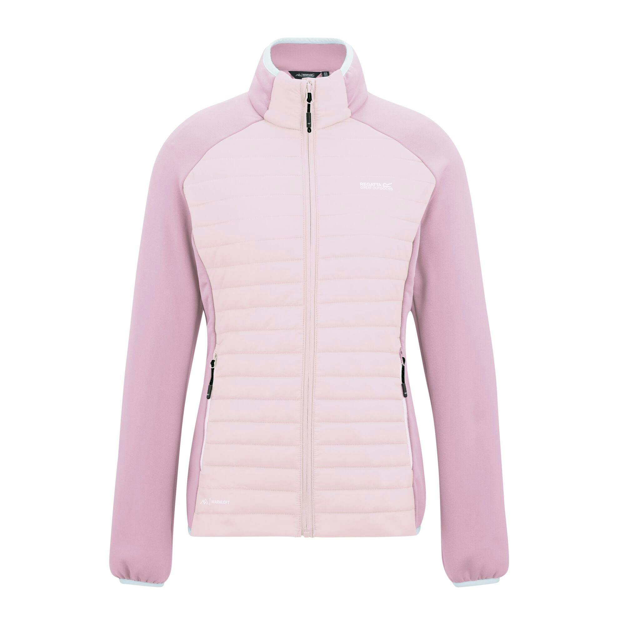 Regatta Women's Pink/Lilac Clumber Hybrid Jacket - Haze/Powder - 14 Uk - Haze/Powder - 100% Mixed