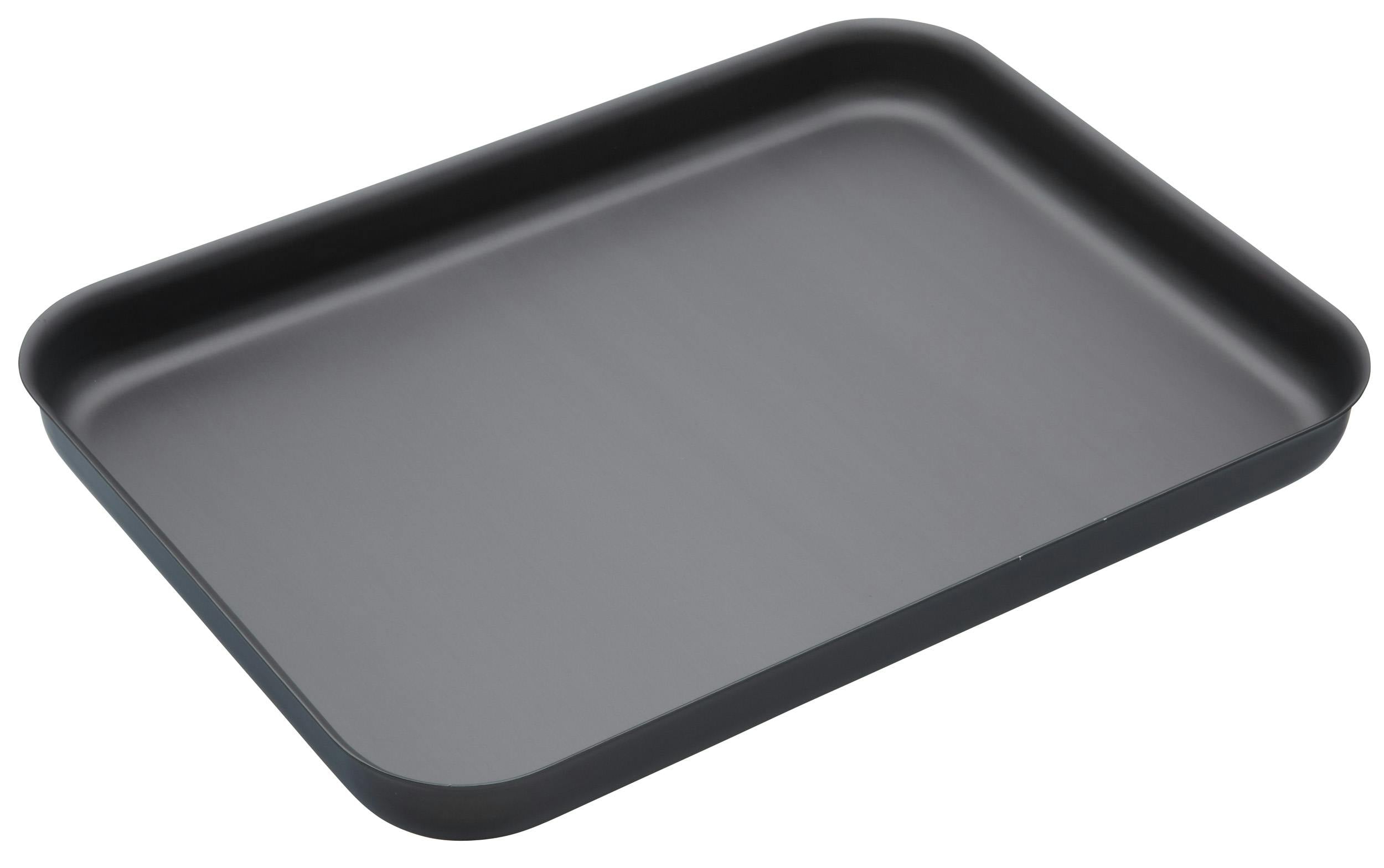 Rackhams Black Non-Stick Hard Anodised 42Cm Baking Pan - Aluminium - Baking Tray