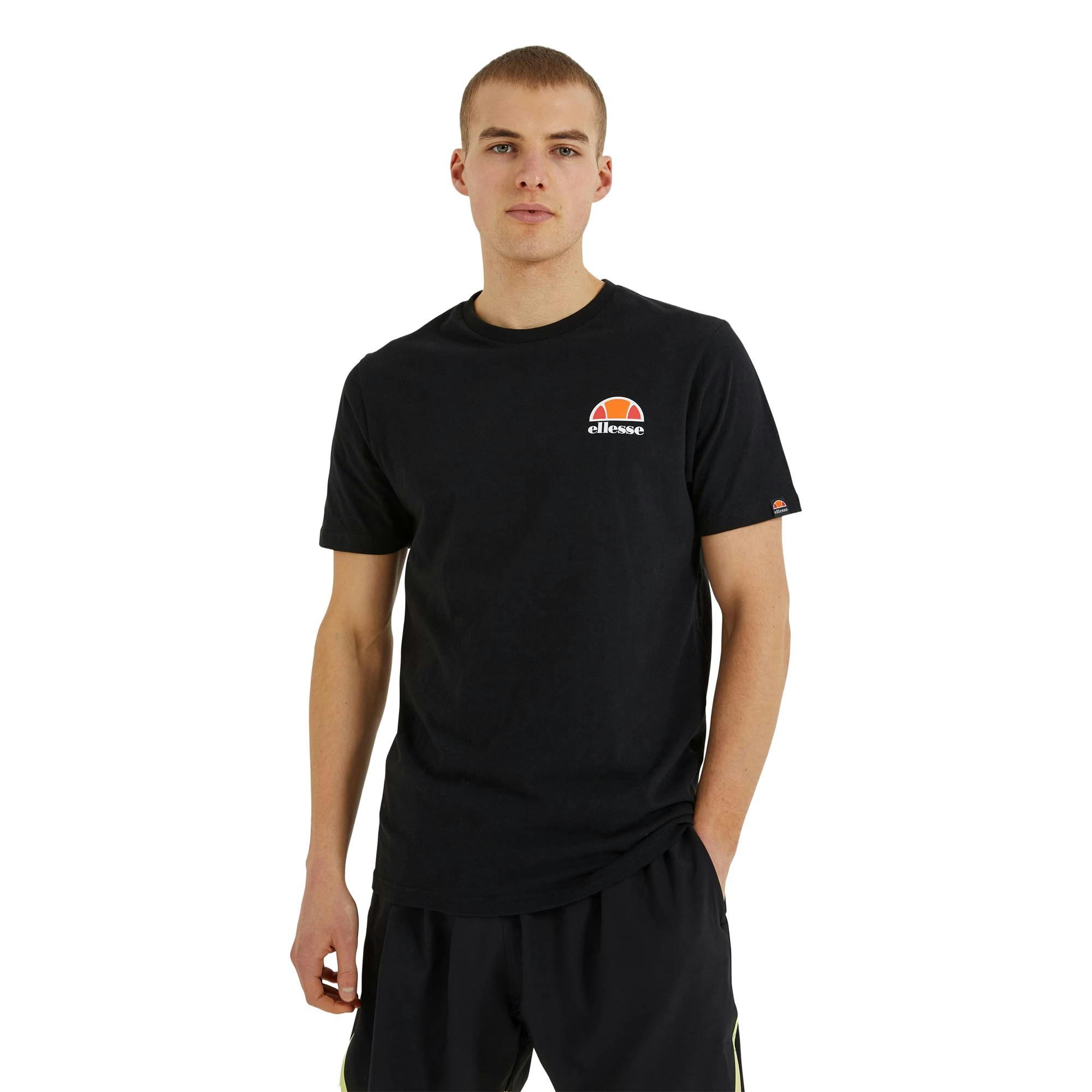 Ellesse Men's Anthracite Canaletto T-Shirt - Xxl - 100% Cotton