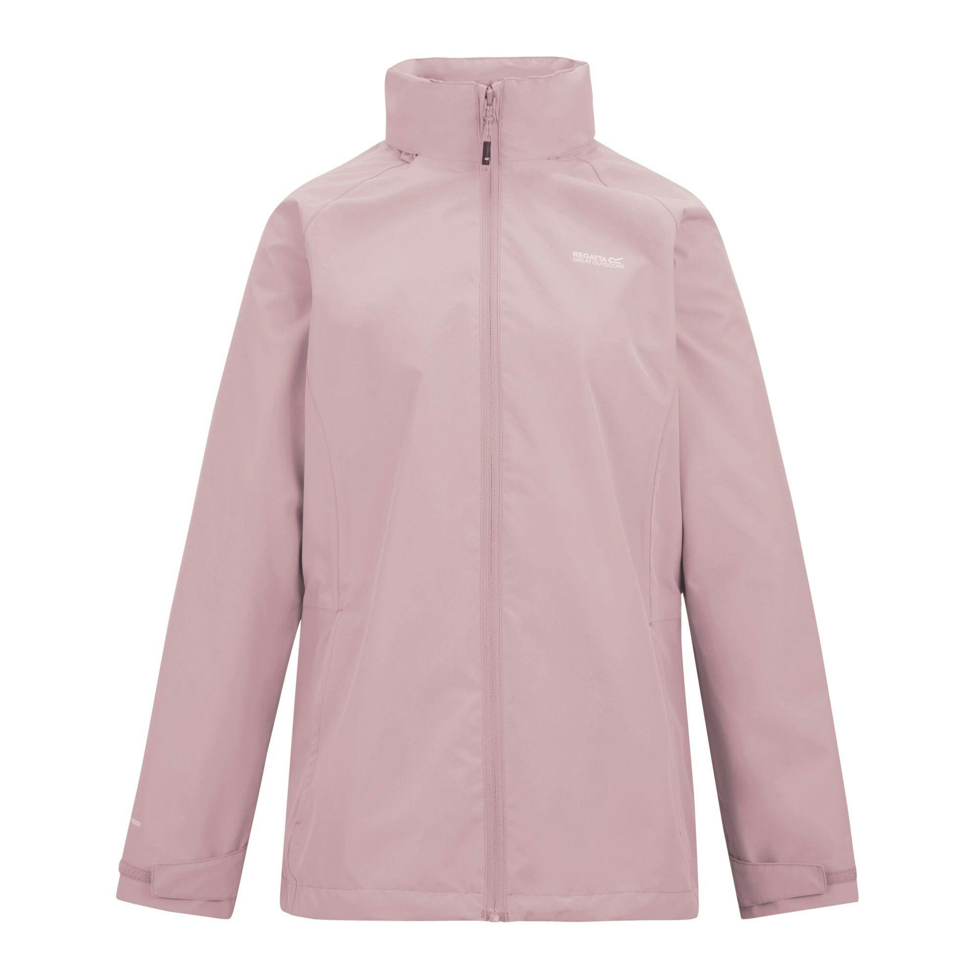 Regatta Women's Lilac Daysha Ii Waterproof Jacket - Powder - 16 Uk - Powder - 100% Recycled Polyester
