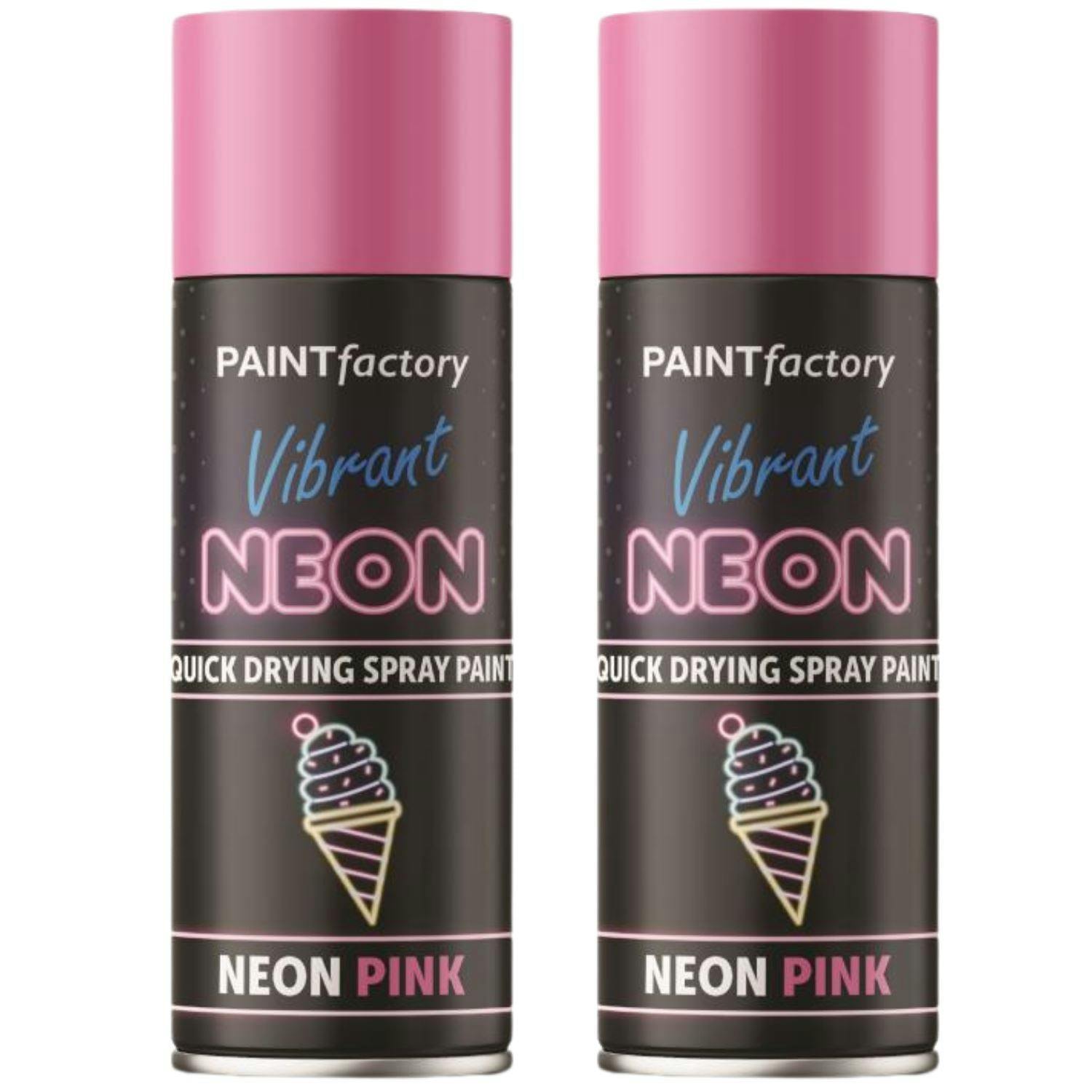 Rackhams Pink 4X Fluorescent Neon Spray Paint 200Ml - Image 14