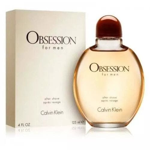 Calvin Klein Men's Amber Obsession For 125Ml Aftershave Splash For Him