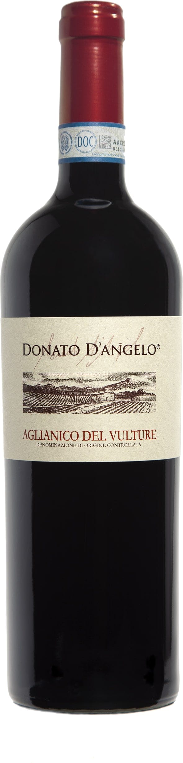 Various Wine Red/Black Azienda Agricola Donato D'angelo Aglianico Del Vulture Doc 2020 75Cl - Pack Of 6