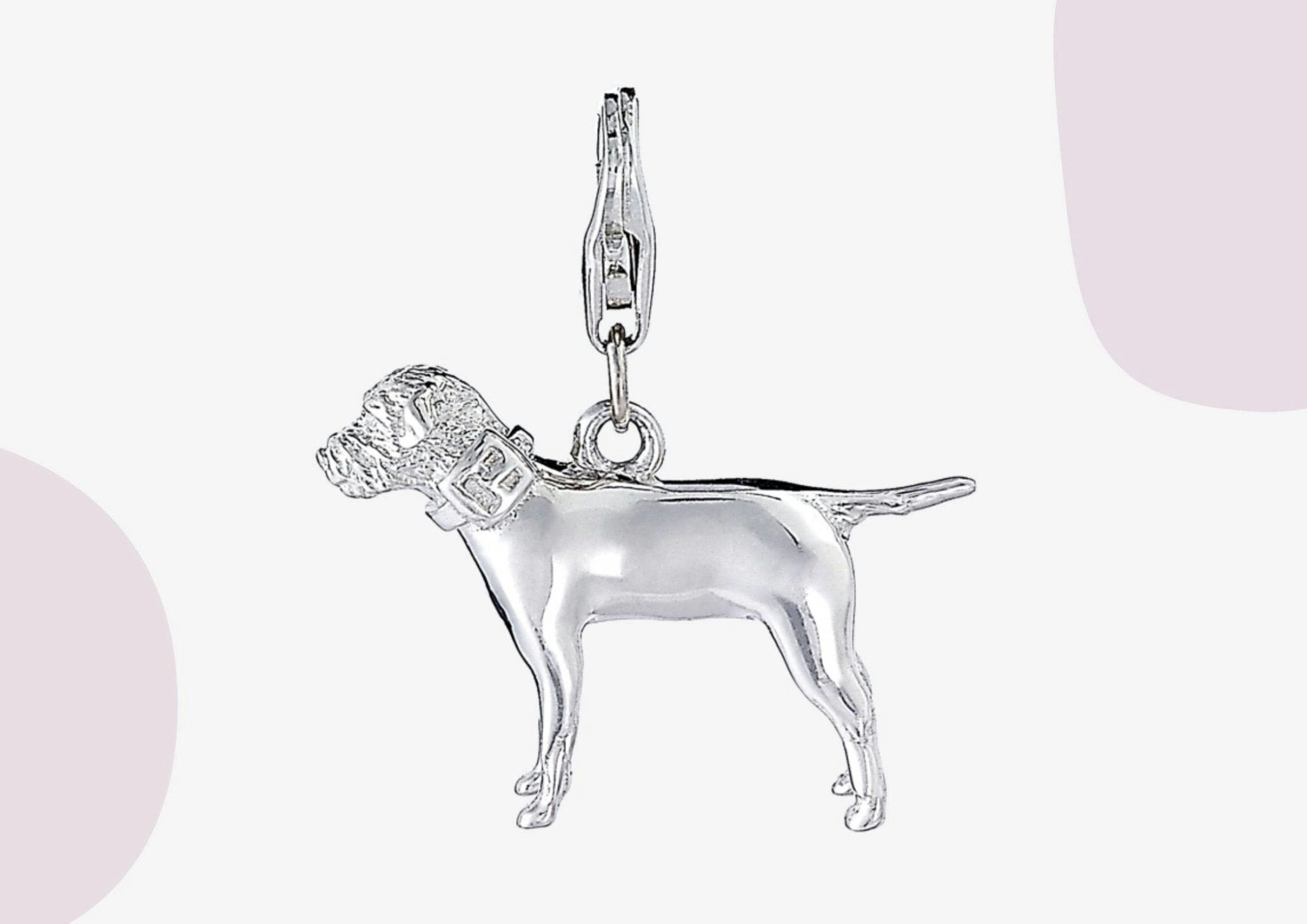 Mylee London Silver Border Terrier Charm - No - Clip On Charm