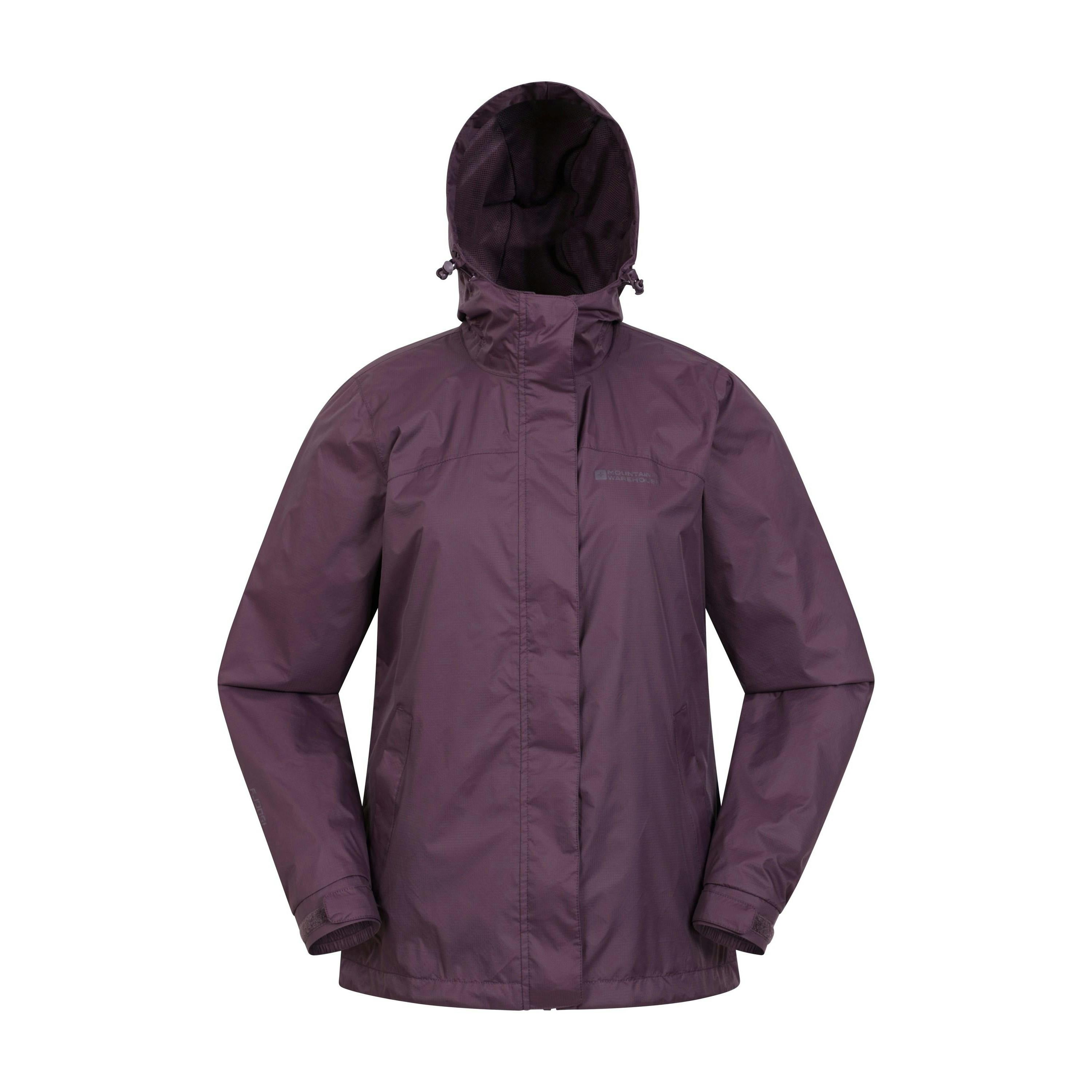 Mountain Warehouse Women's Dark/Purple / Torrent Waterproof Jacket - 12 Uk - 100% Polyamide