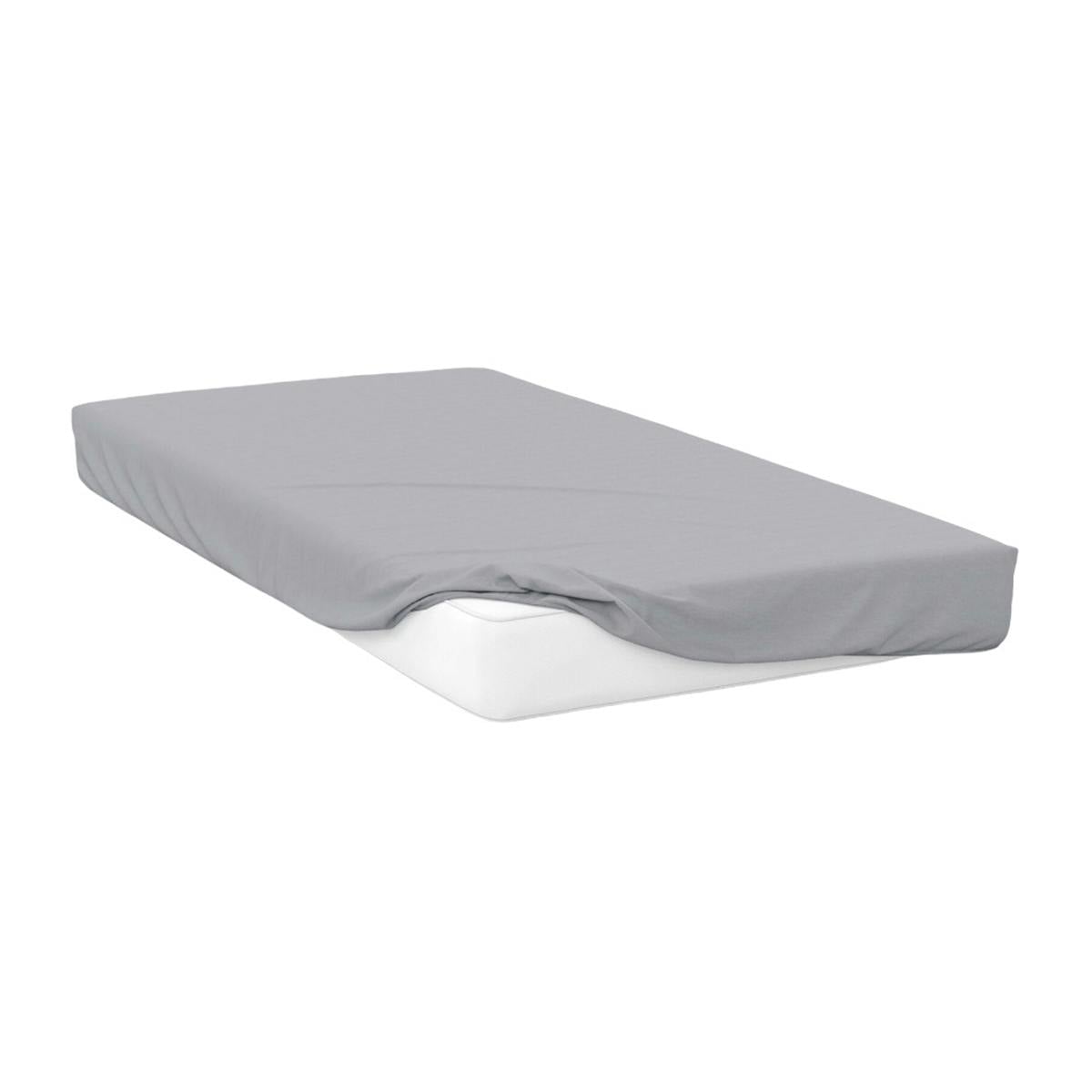 Belledorm 200 Thread Count Egyptian Cotton Deep Fitted Sheet - Platinum - Platinum - Superking - 100% Egyptian Cotton