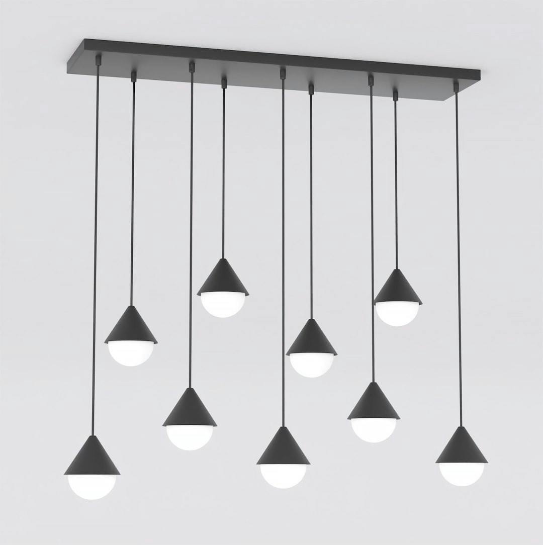 Emibig Black Giro Pendant Lamp 9 X G9
