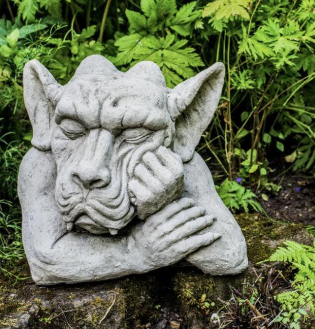 Osn Single Sleepy Gargoyle Garden Statue