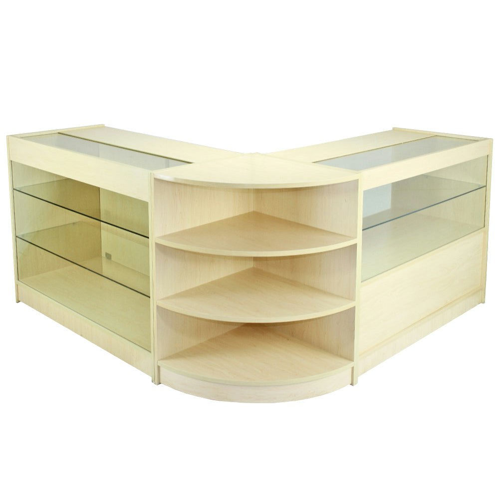 Rackhams Jupiter Maple Shop Counter & Retail Display Set