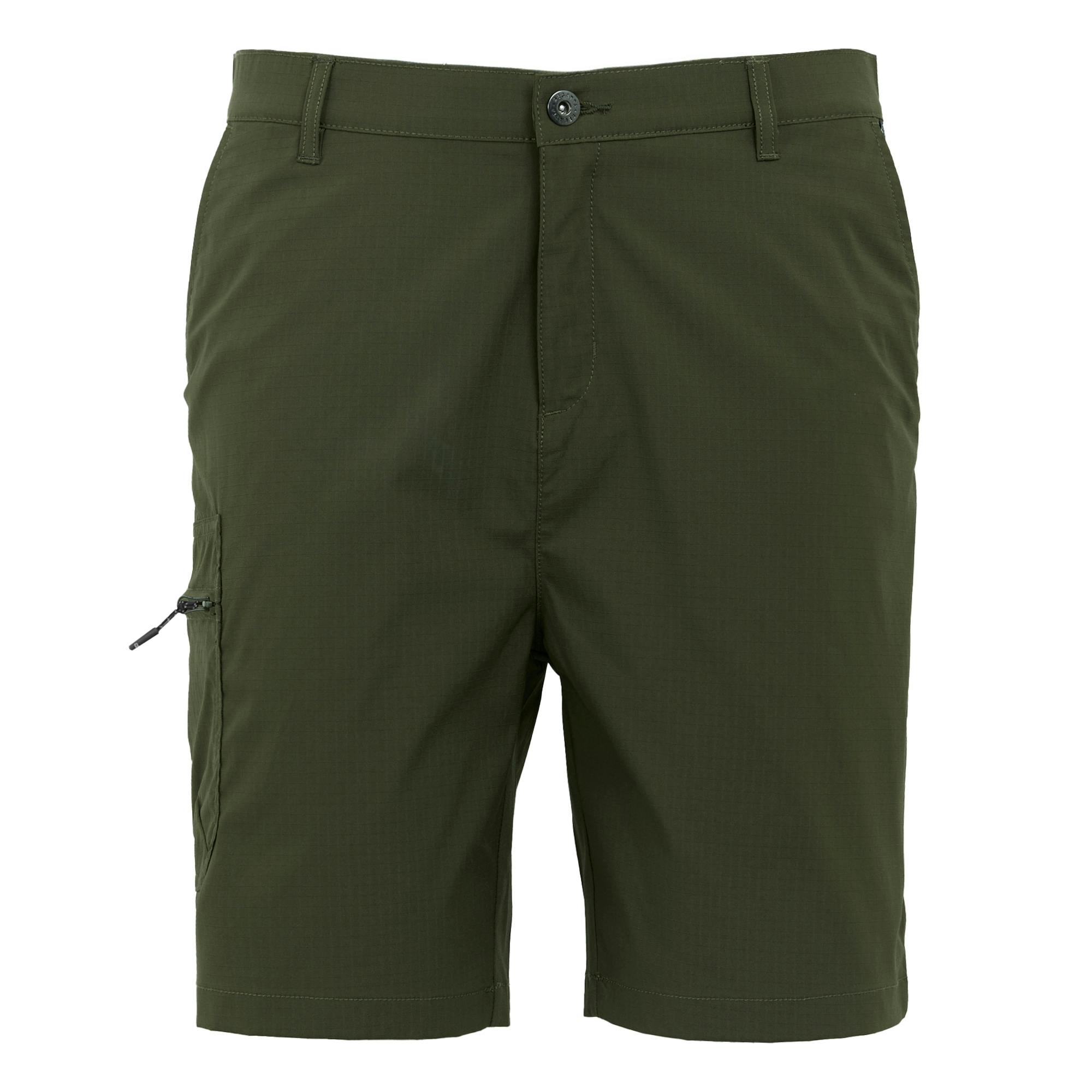 Regatta Men's Dark Dalry Multi Pocket Shorts - Khaki - 38R - Khaki - 100% Polyester