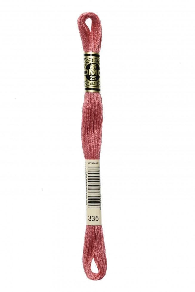 DMC 117-335 Mouline Stranded Cotton Six Strand Embroidery Floss Thread, Rose, 8.7-Yard - Image 4