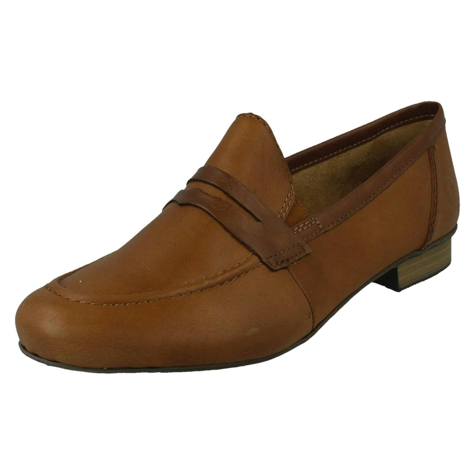 Rieker Women's Brown Casual Slip On Shoes 51954 - Uk 8