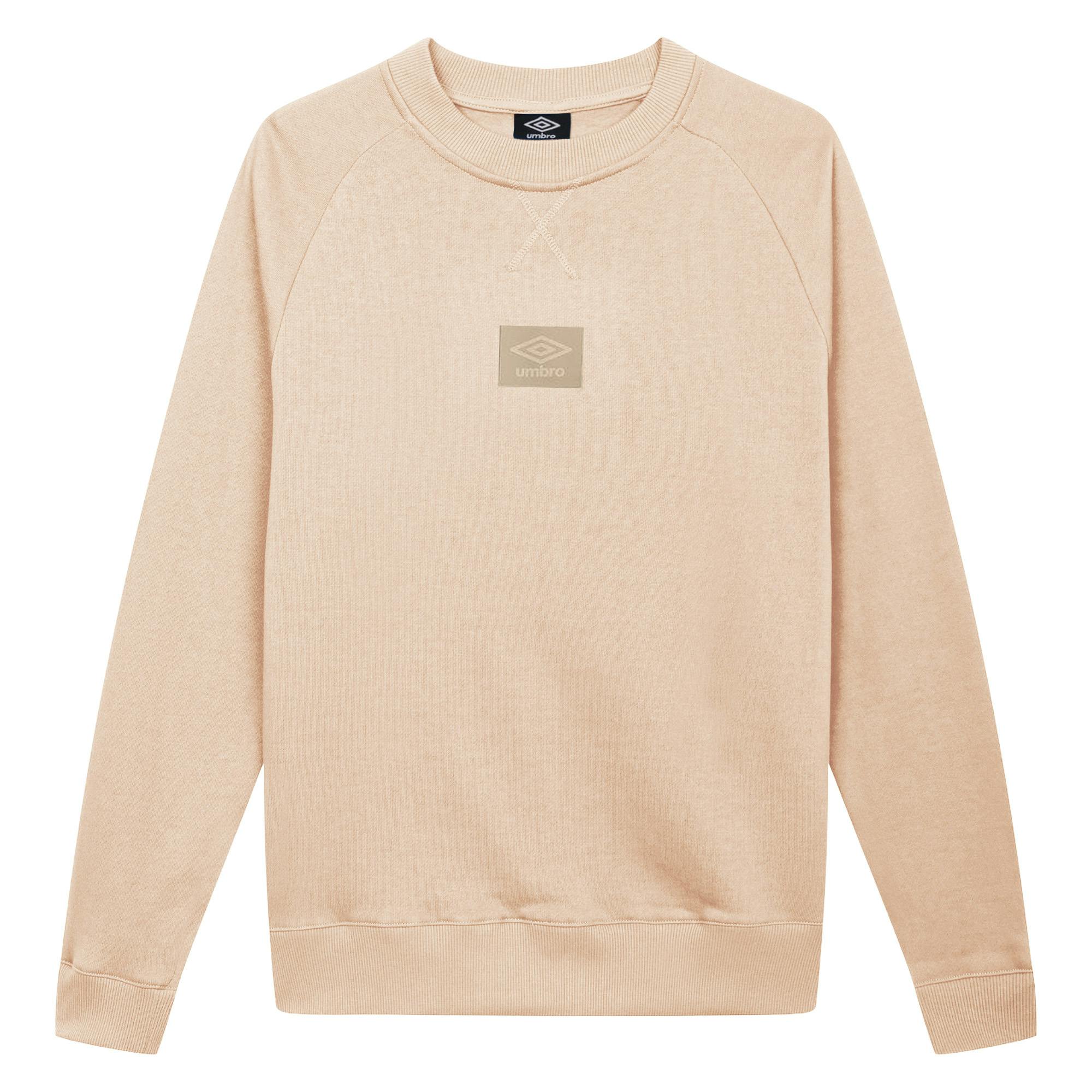 Umbro Men's Logo Sweatshirt - Simply Taupe - S - Simply Taupe - 70% Cotton/30% Polyester