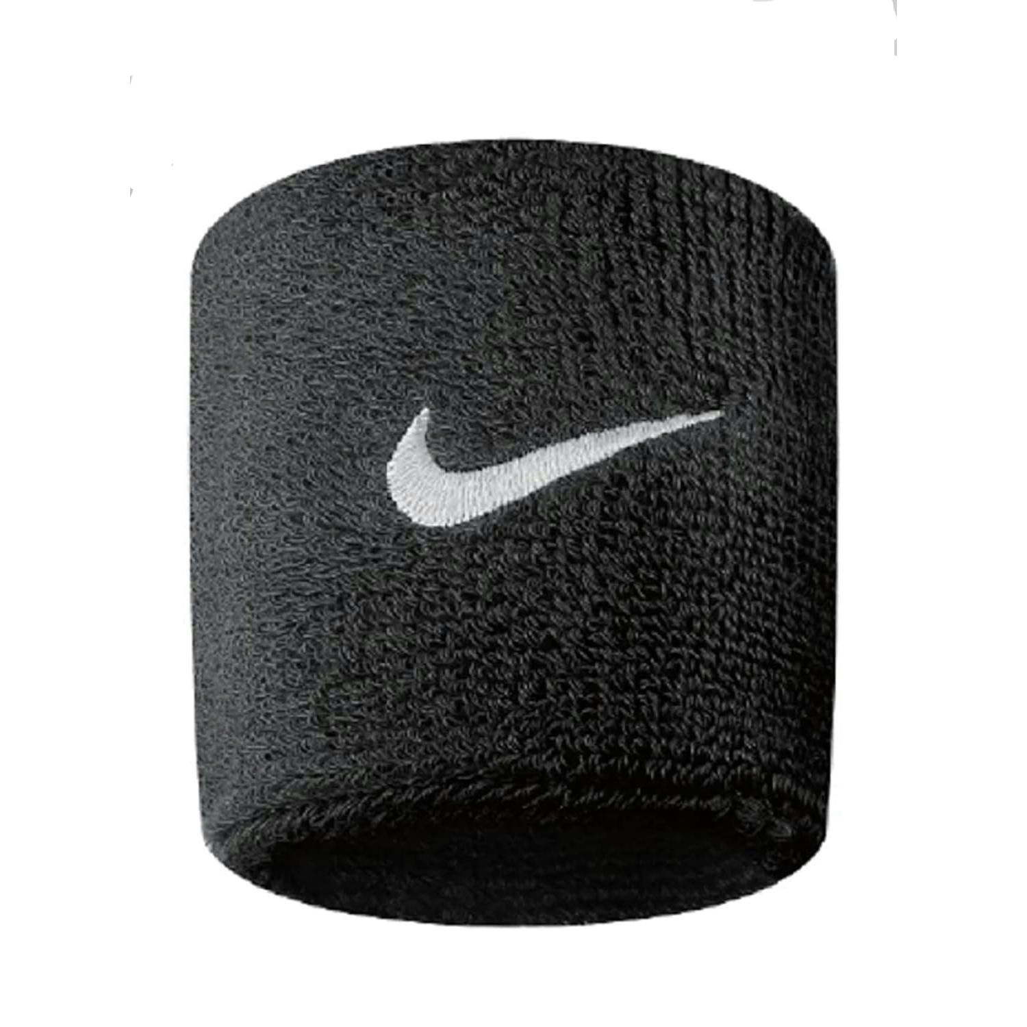 Nike Black Swoosh Wristband - One Size