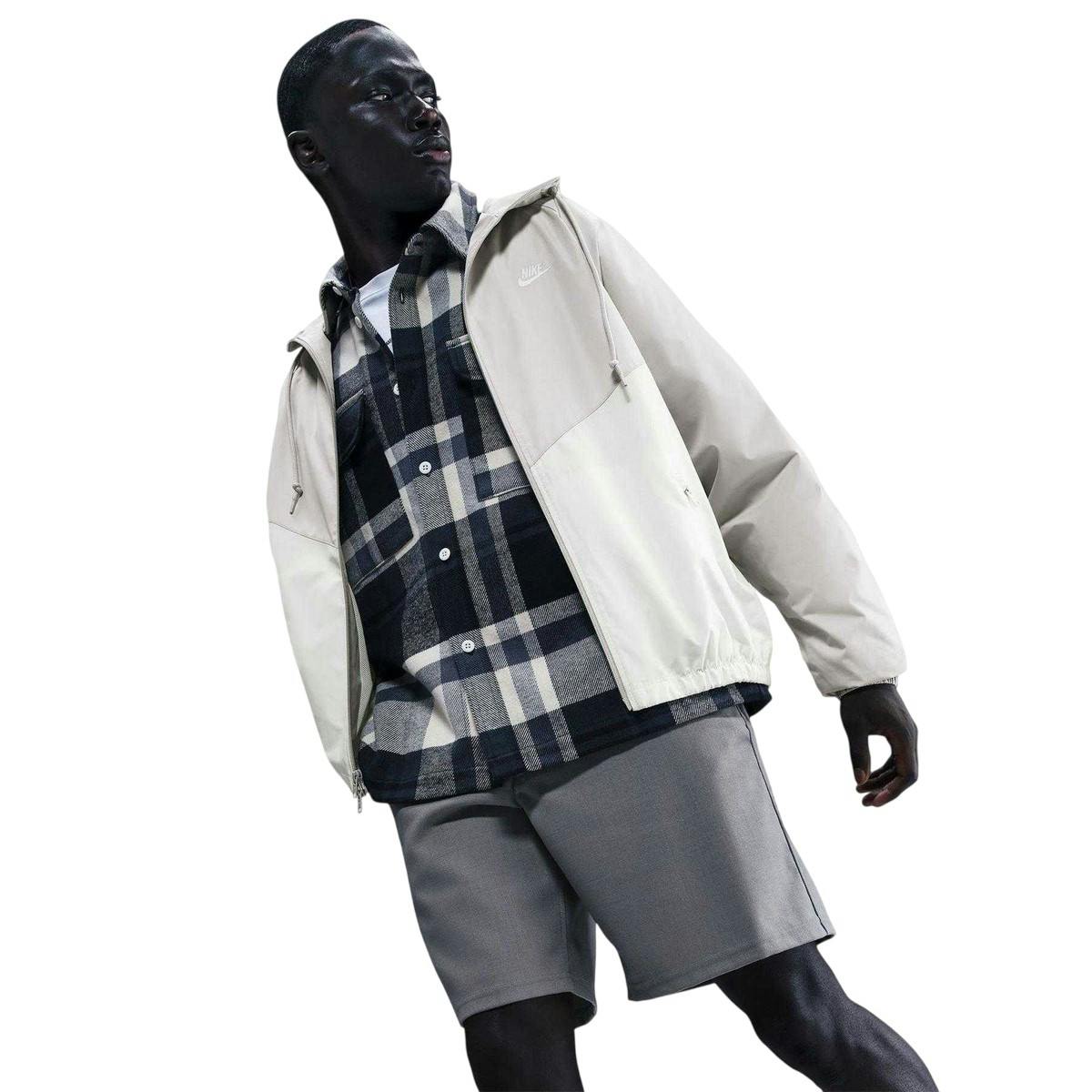Nike Men's Grey Windrunner Jacket - Smoke - S - Smoke - 100% Polyester