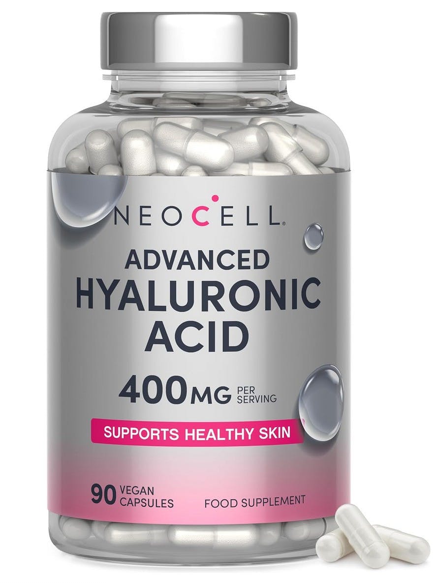 NeoCell Advanced Hyaluronic Acid 400mg 90 Capsules Skin Hydration Joint Support - Image 3