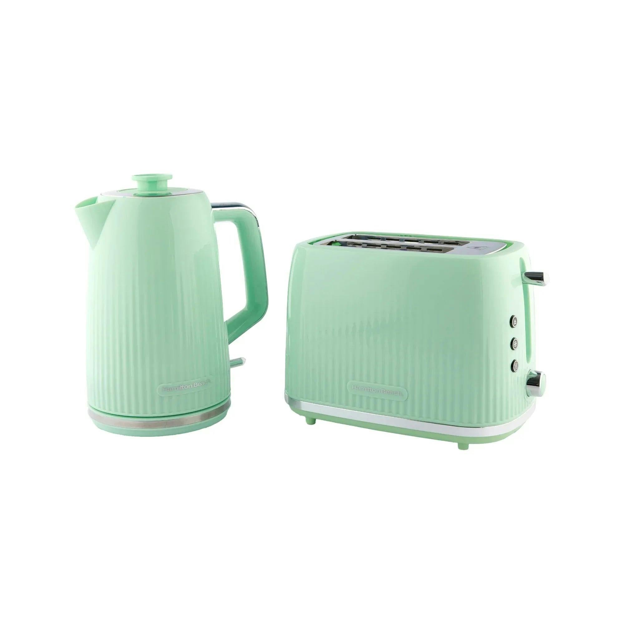 Hamilton Beach Miami Mojito Mint Kettle & 2 Slice Toaster Matching Kitchen Set - Image 3