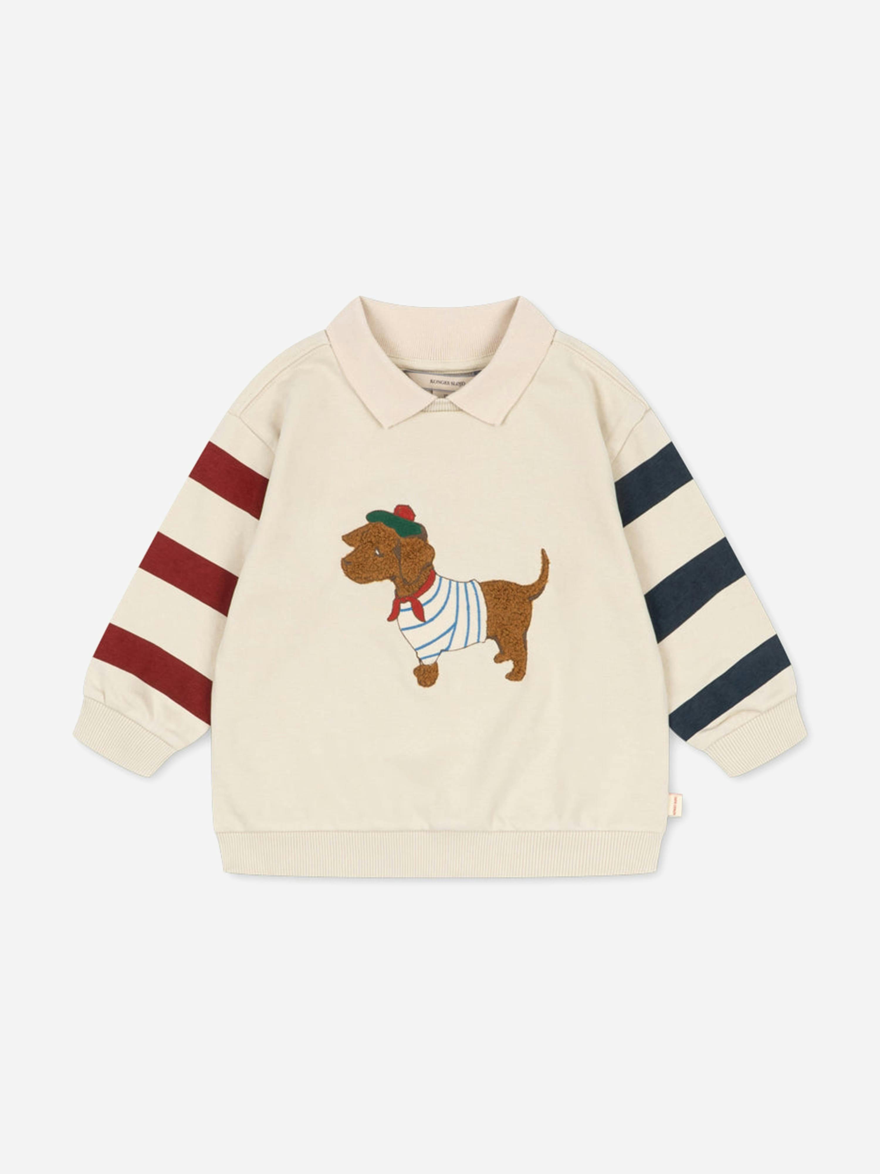 Konges Slojd Boys Ivory Konges Sløjd Spotty Sweatshirt In - Multicoloured - 3 Yrs