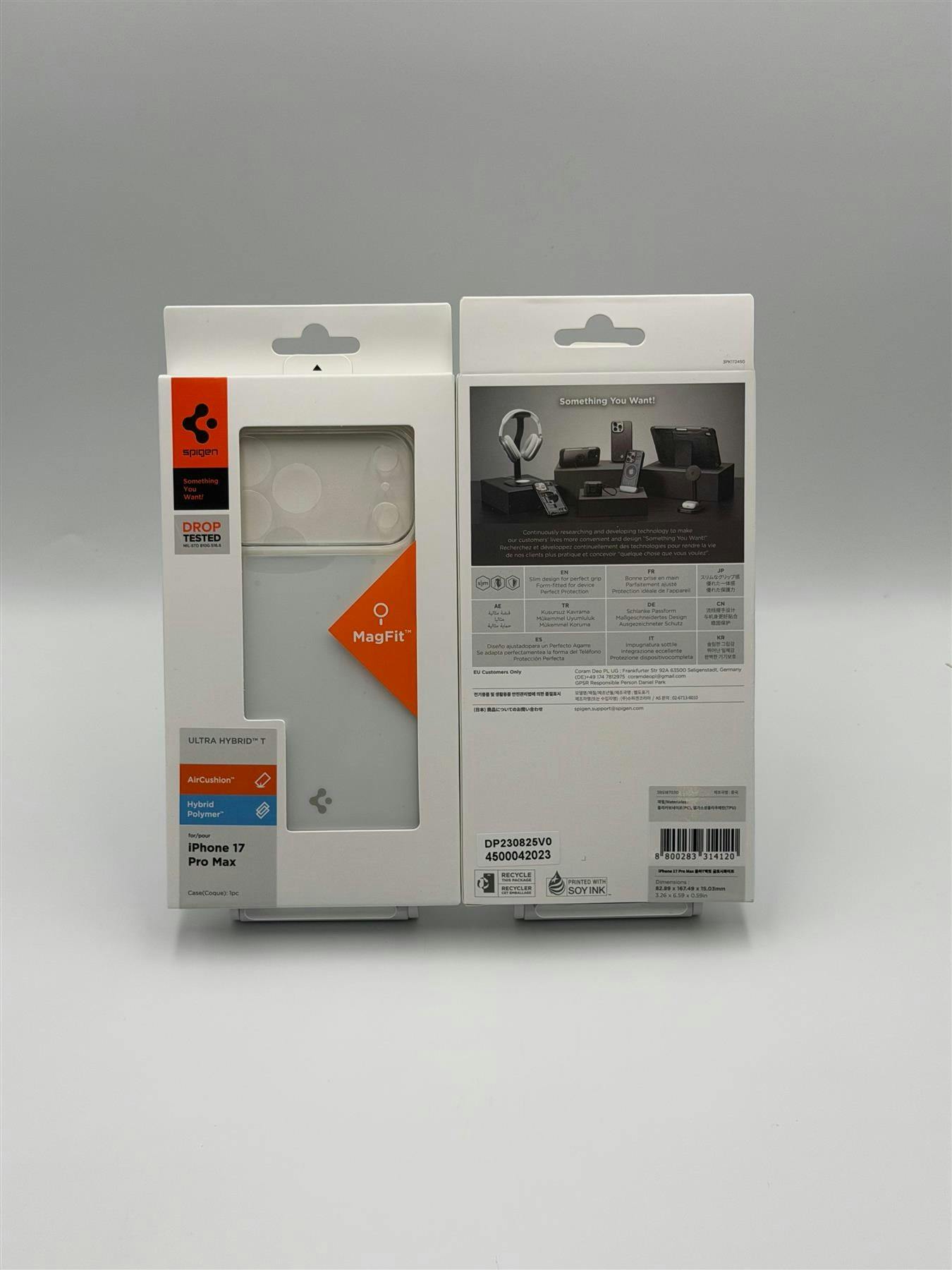 Spigen White Ultra Hybrid "T" Case For Iphone 17 Pro Max 6.9" Clear - Acs10280