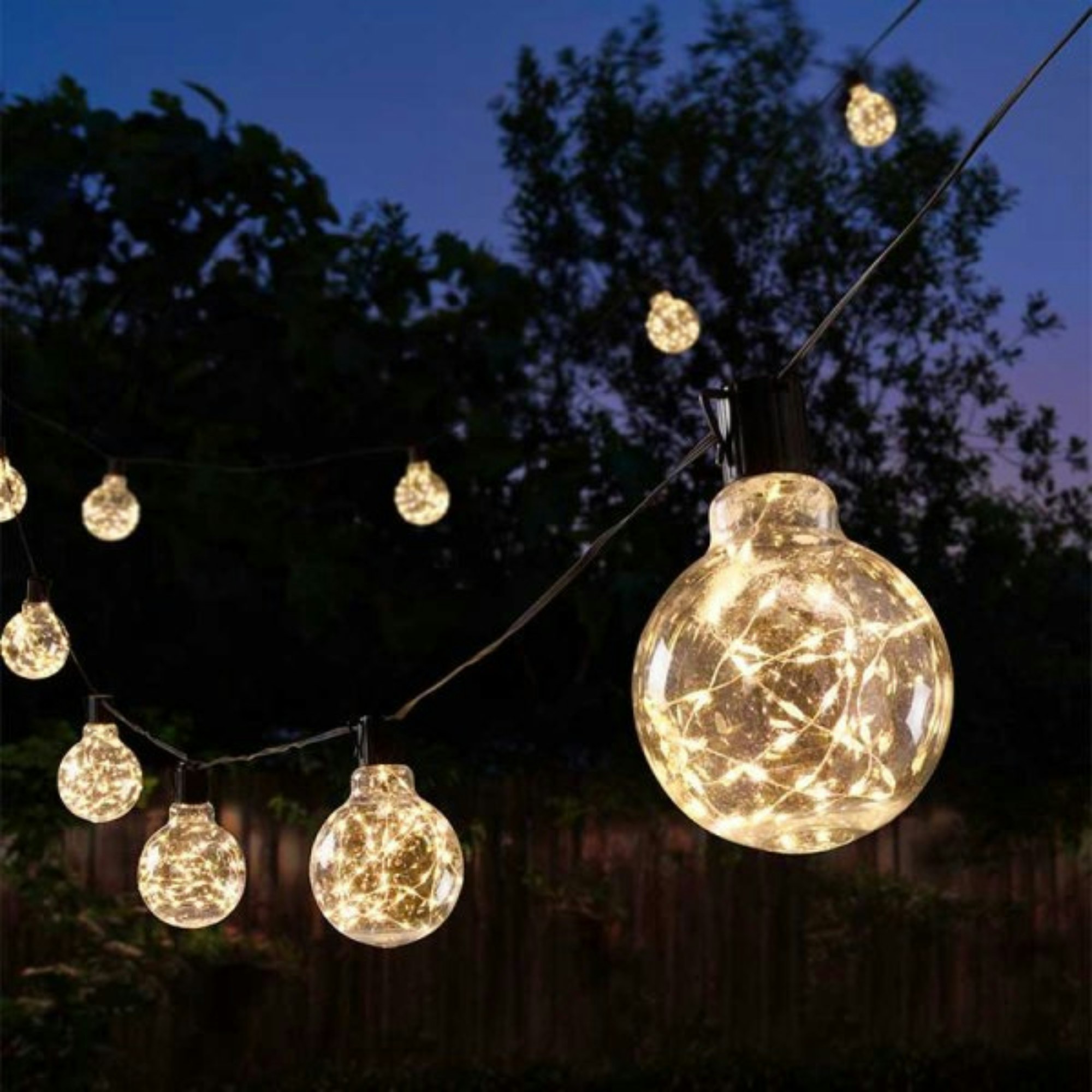 B&Q - 4.5M Set Of 10 Connectable Galaxy Festoon Firefly String Lights With Warm White Leds - Image 2