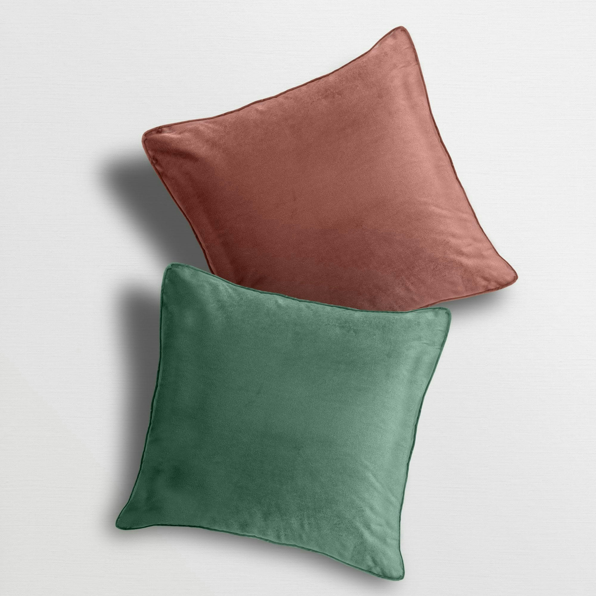 Rackhams Matte Velvet Soft Plain Reversible Scatter Cushion - 43Cm X 43Cm - Dusky Sage