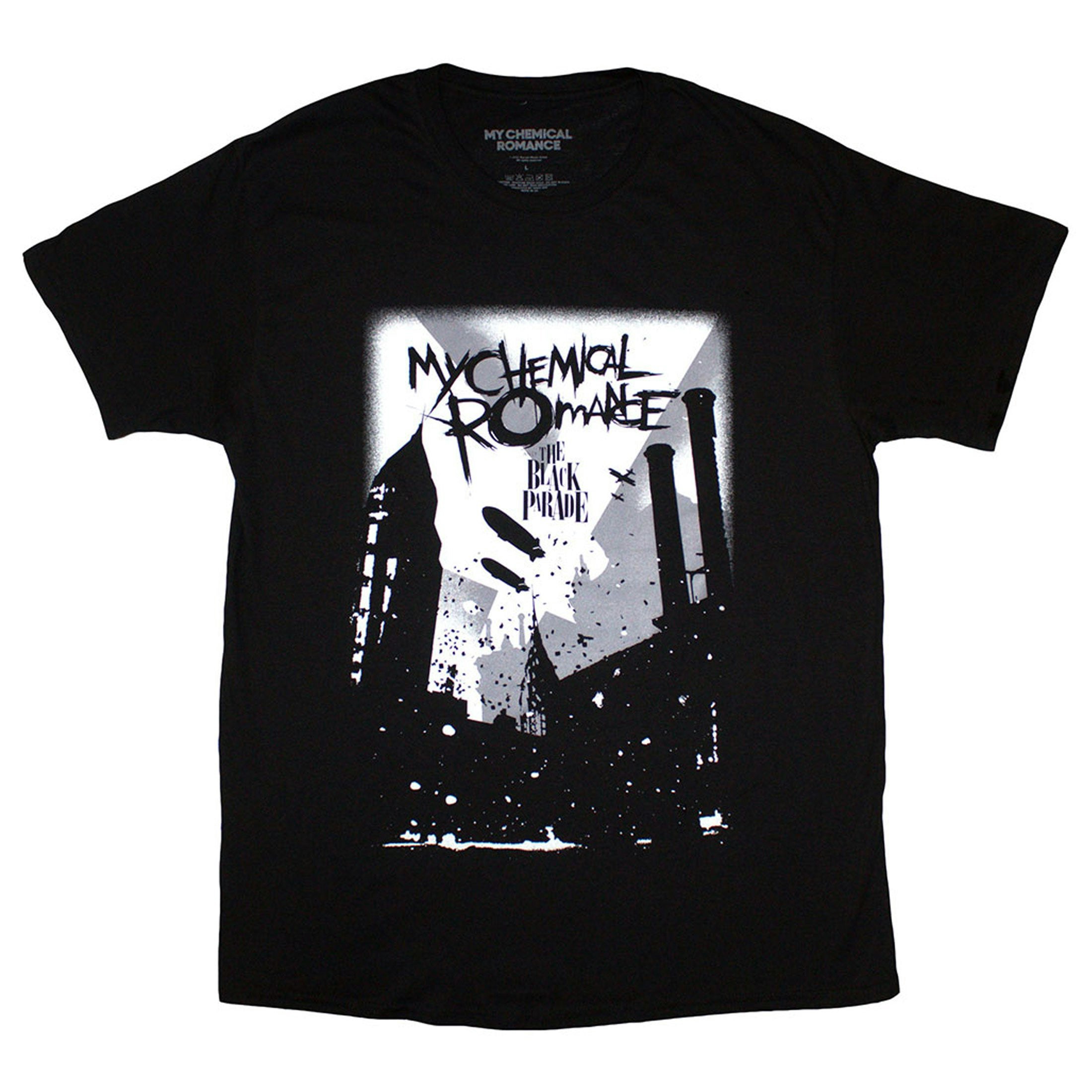 Paradiso Clothing Unisex Black Paradiso My Chemical Romance Industry T Shirt - L