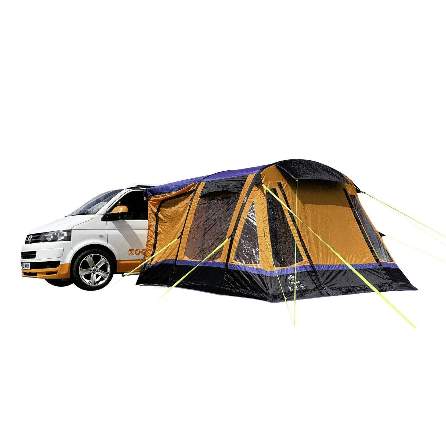 Olpro Orange Loopo Breeze® V2 Inflatable Campervan Awning - No Add-Ons Size 10