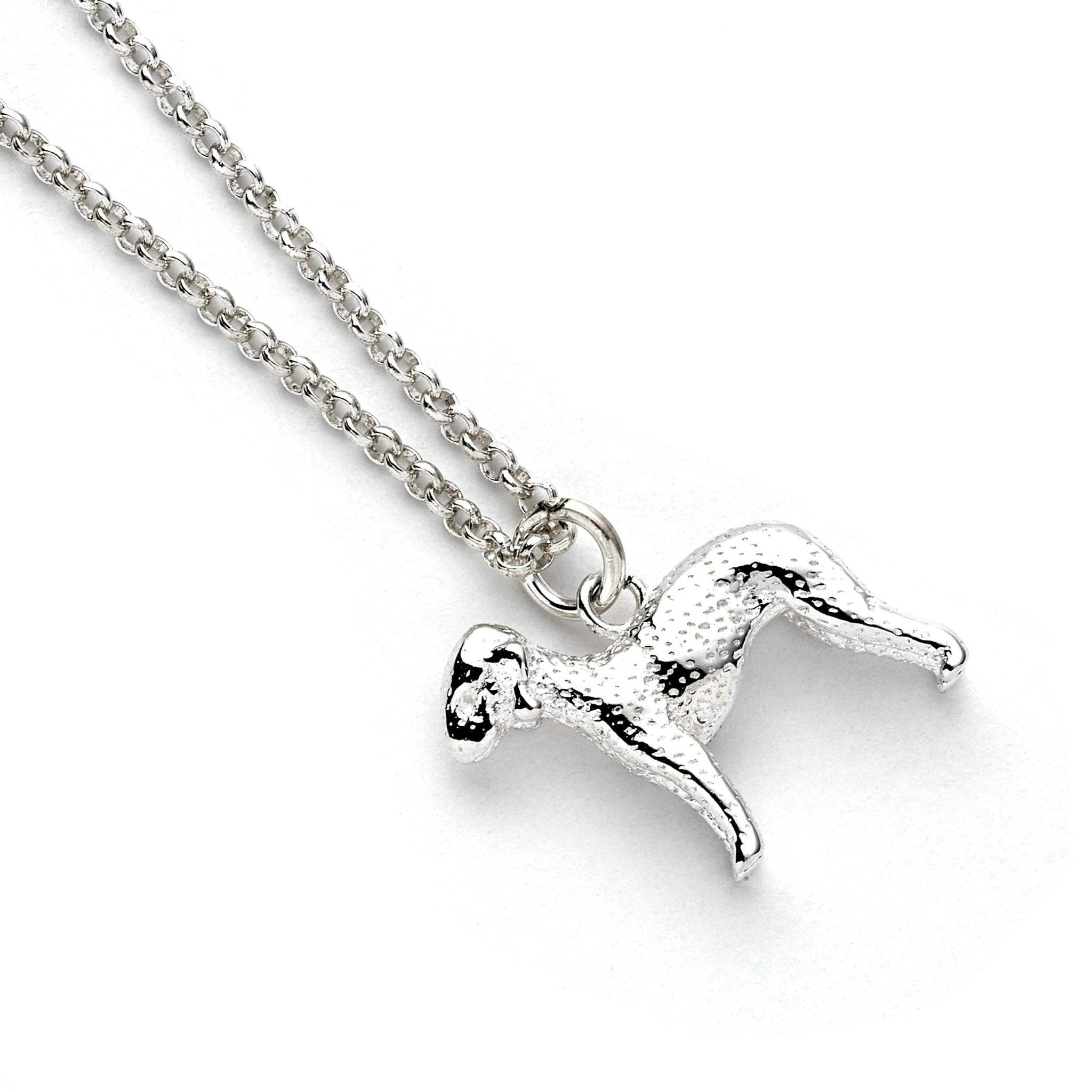 Mylee London Silver Bedlington Terrier Necklace - Personalised - Yes