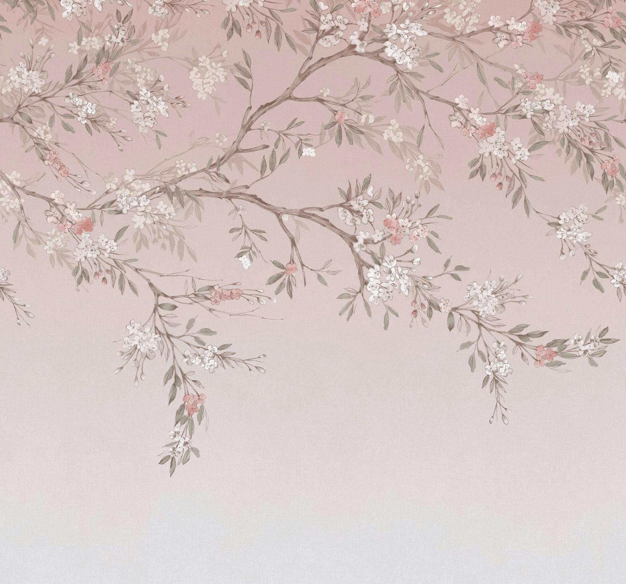 Superfresco Easy Pink Blossom Trail Fixed Size Mural |