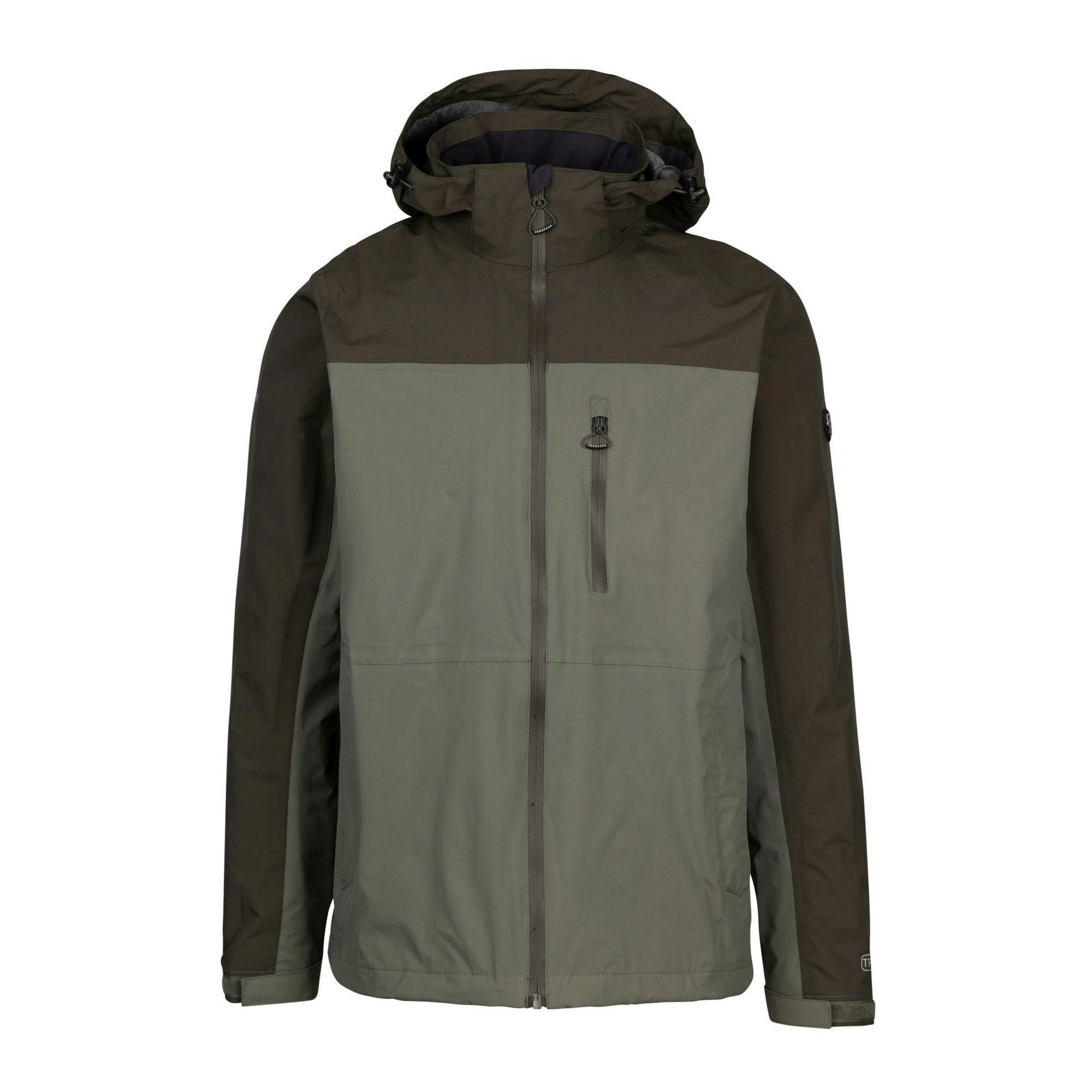 Trespass Men's Curbridge Tp75 Waterproof Jacket - Herb - Xs - Herb - 100% Polyamide