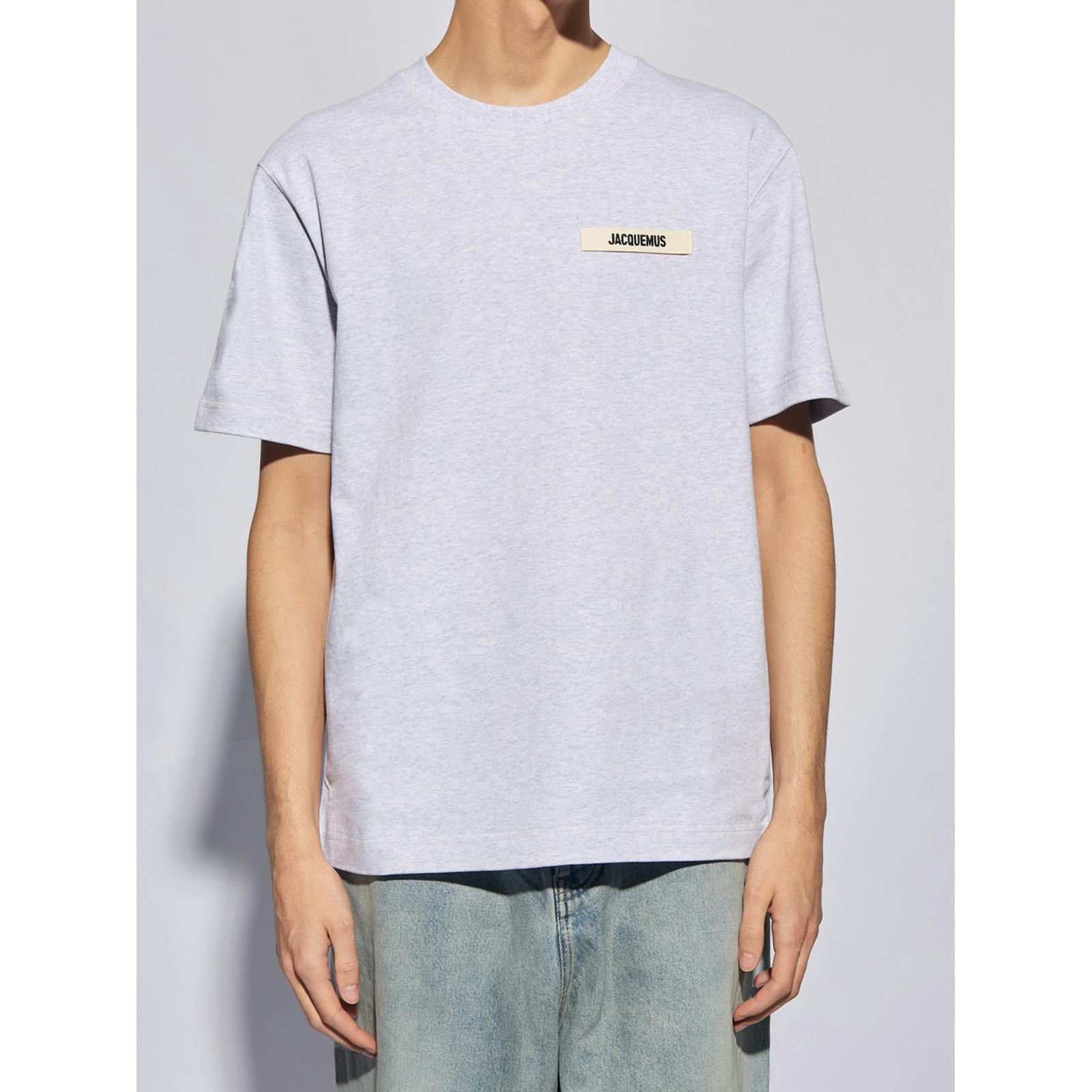 Jacquemus Grain/Grey Le Gros Logo T-Shirt In - M