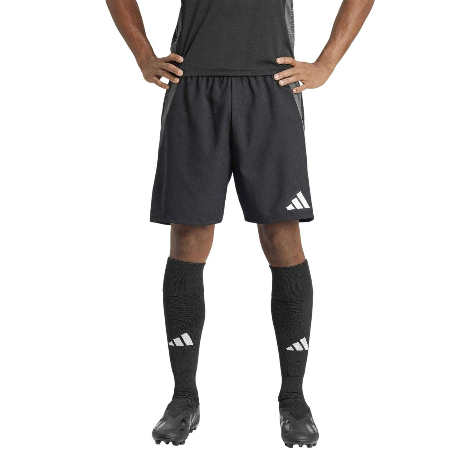 Adidas Men's Black Tiro 24 Football Shorts - Xs - 100% Recycled Polyester