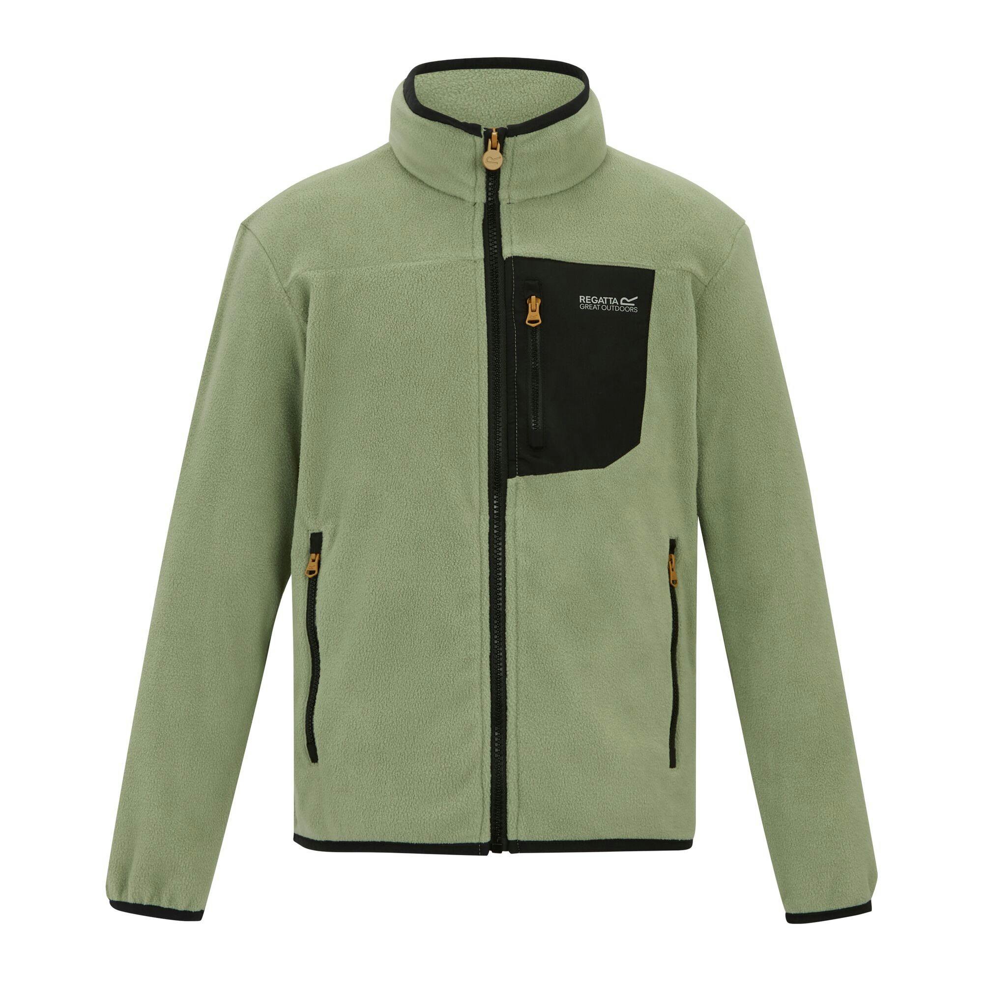 Regatta (15-16 Years, Sage Green) Childrens/Kids Frankie Full Zip Fleece Jacket - Image 2