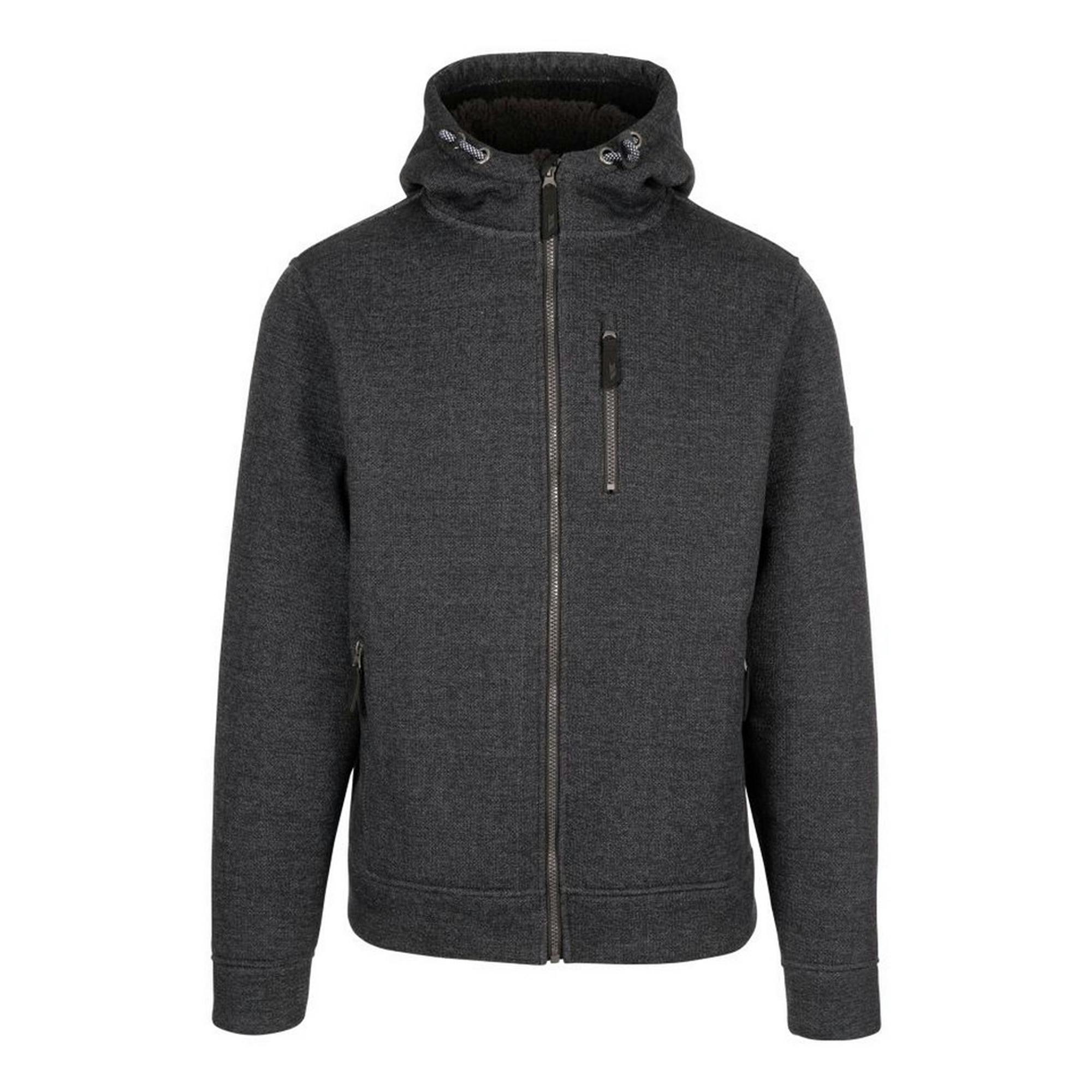 Trespass Men's Black Truther Marl Jacket In | : Extra Small - Image 3