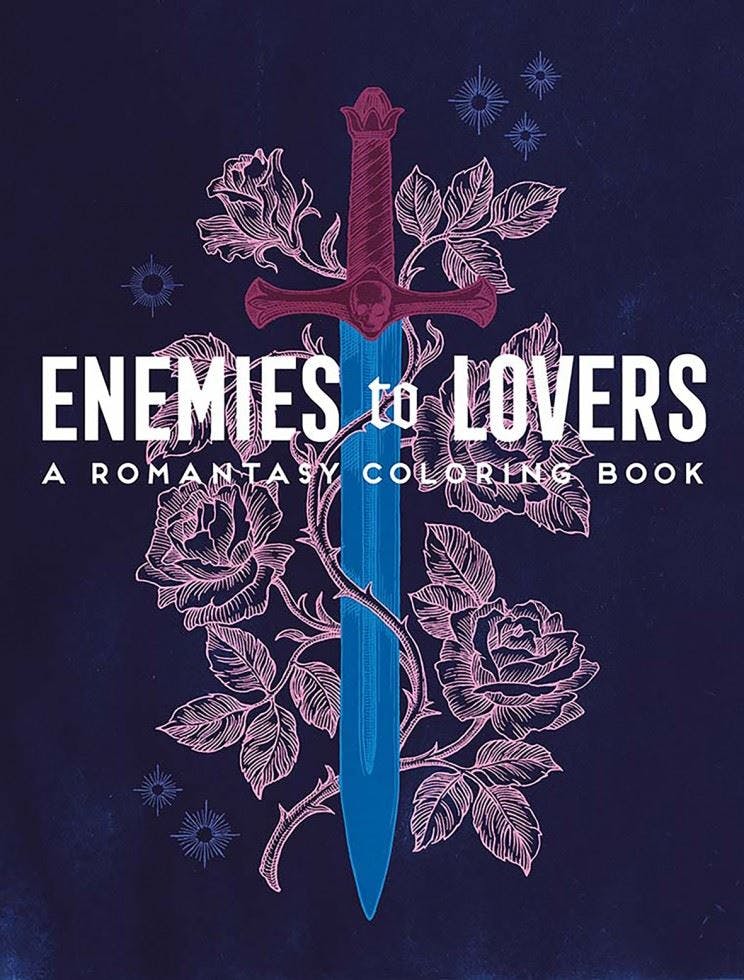 Enemies to Lovers: A Romantasy Coloring Book by Various NEW - Image 11