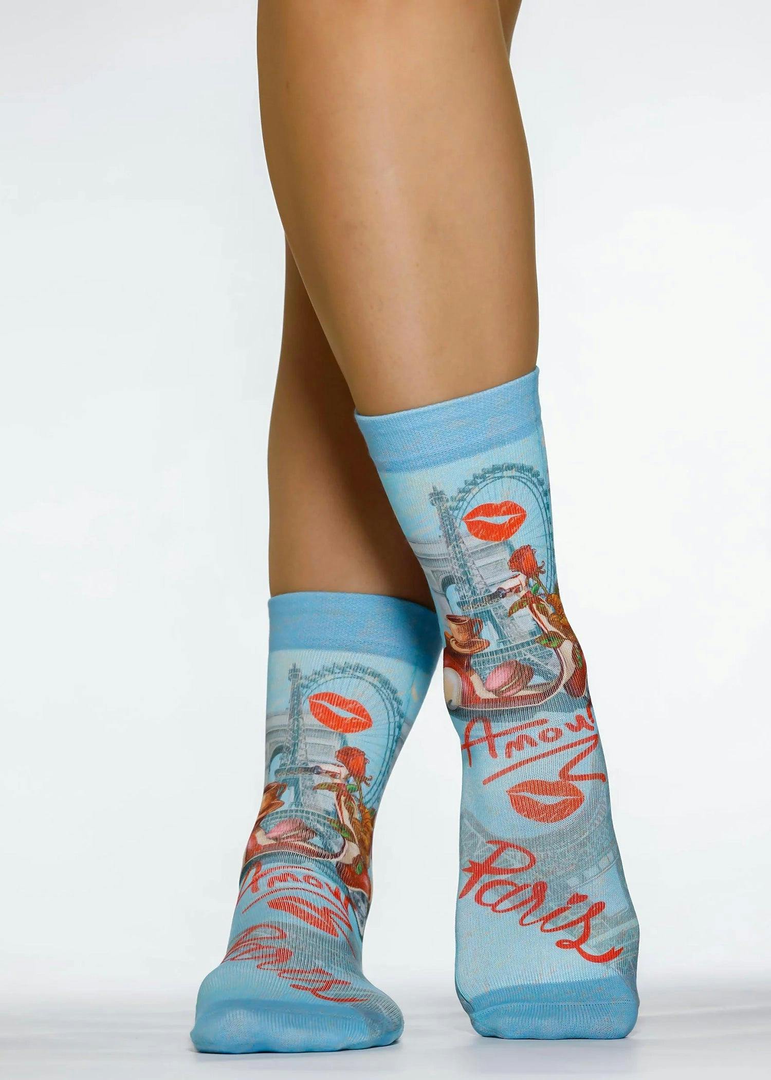 Jemsox Women's Amour Fashion Gift Socks