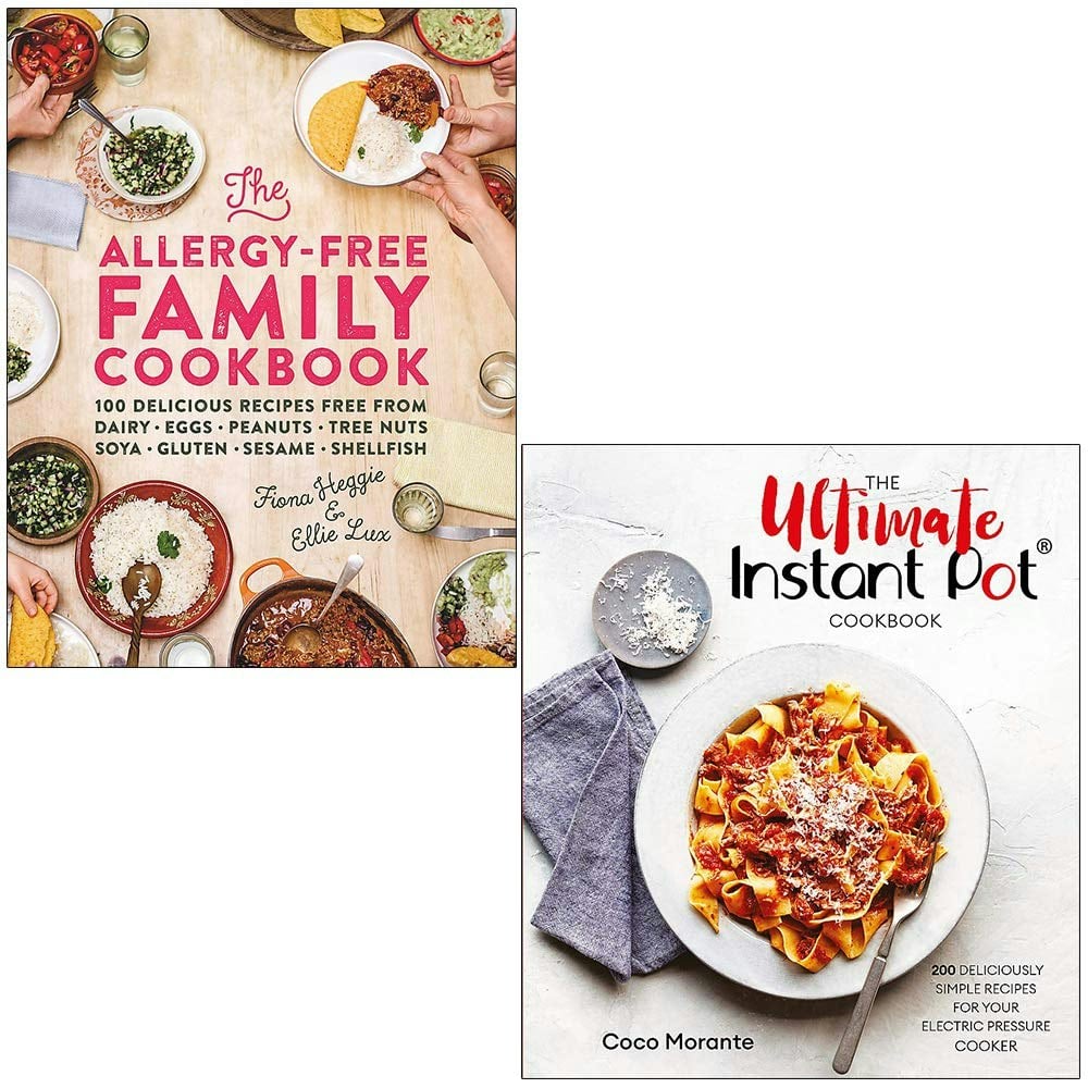 Various Publishers Allergy-Free Family Cookbook, Ultimate Instant Pot Cookbook 2 Books Collection Set