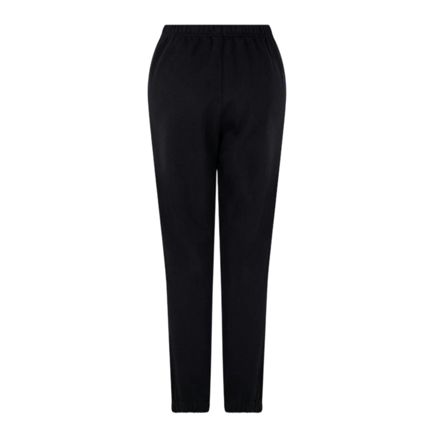 Reebok Women's Black Logo Jogging Bottoms - Xxs R - 100% Mixed