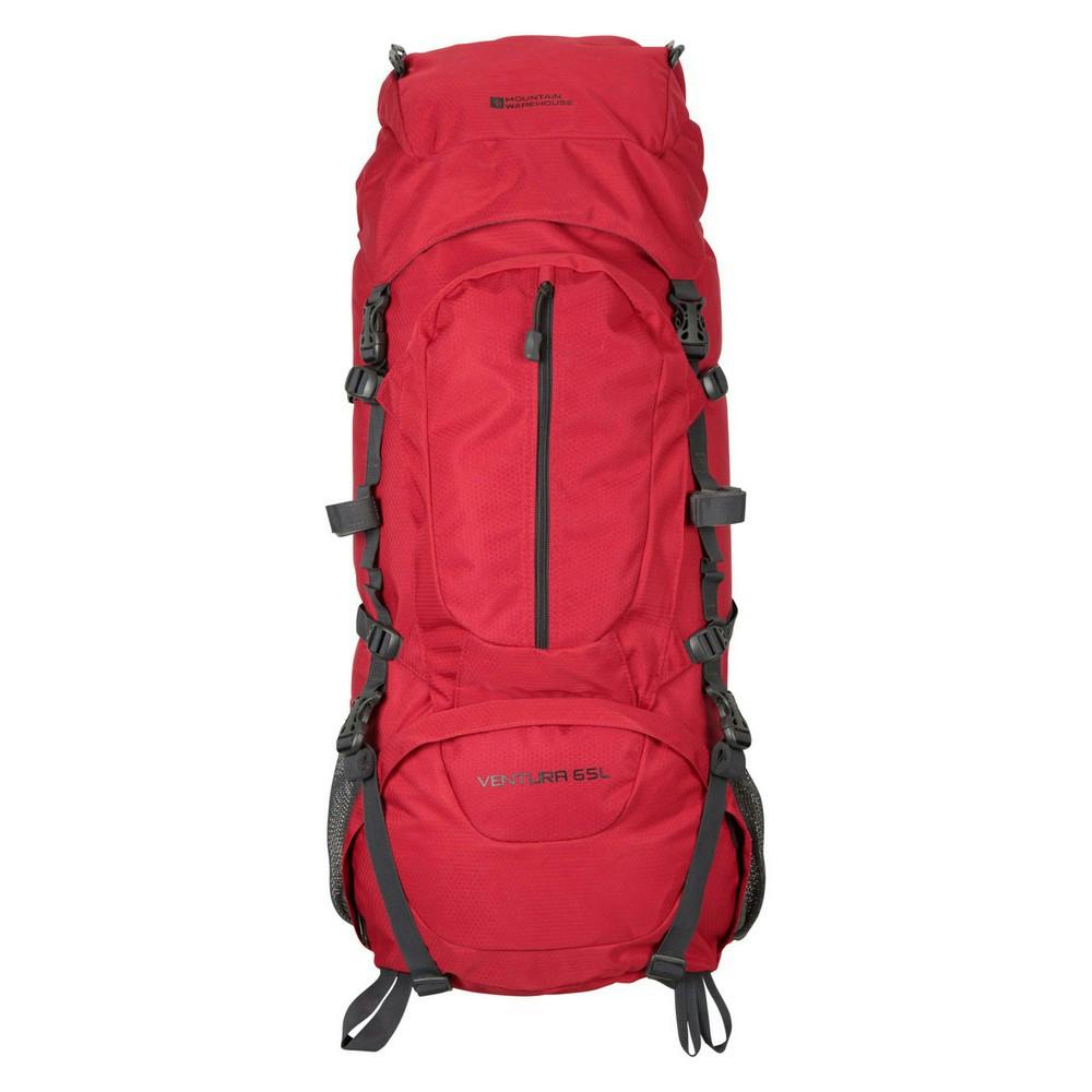Mountain Warehouse Red Ventura 65L Hiking Backpack - One Size