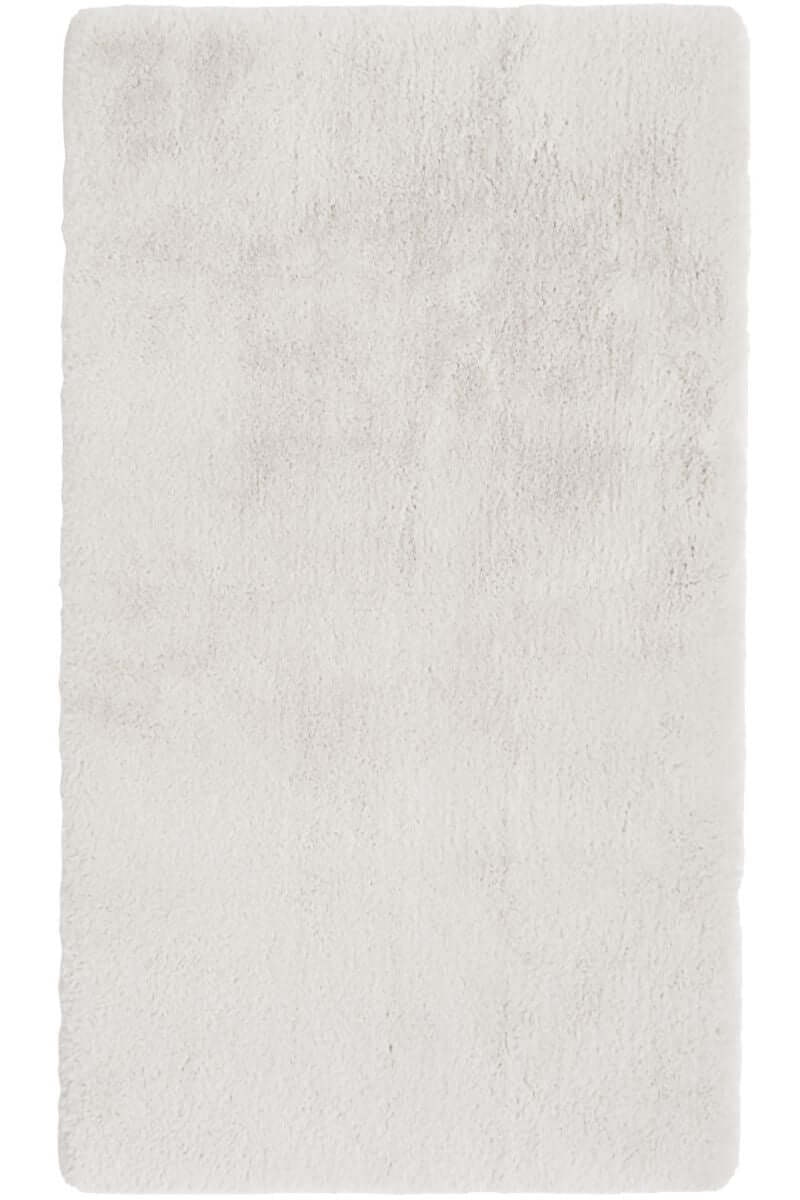 The Rugs Cream Luxury Fur Shaggy Rug – Ultra-Soft Geometric - 70X120 Cm