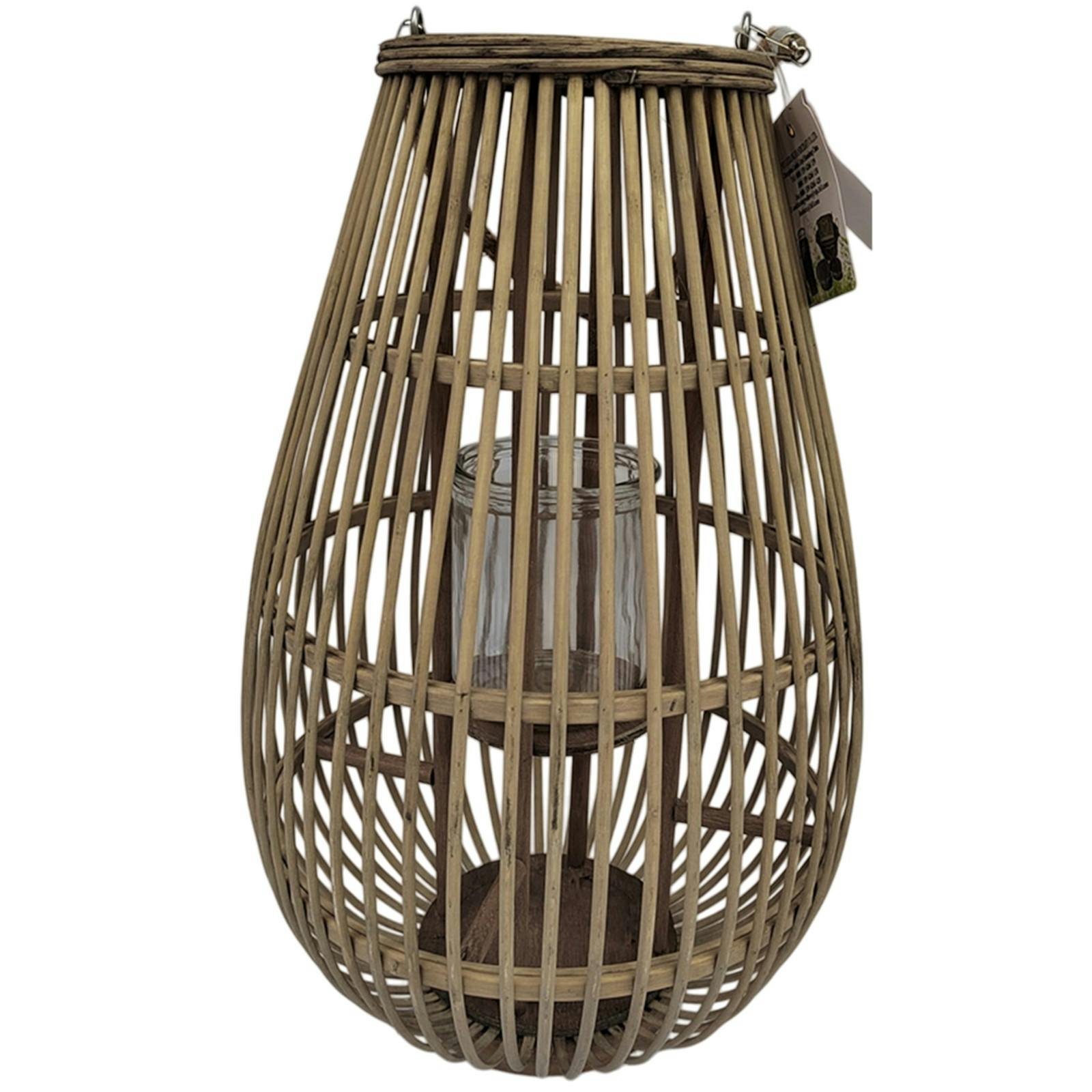 Hill Interiors Brown Ellipse Medium Candle Lantern - One Size - 100% Mixed