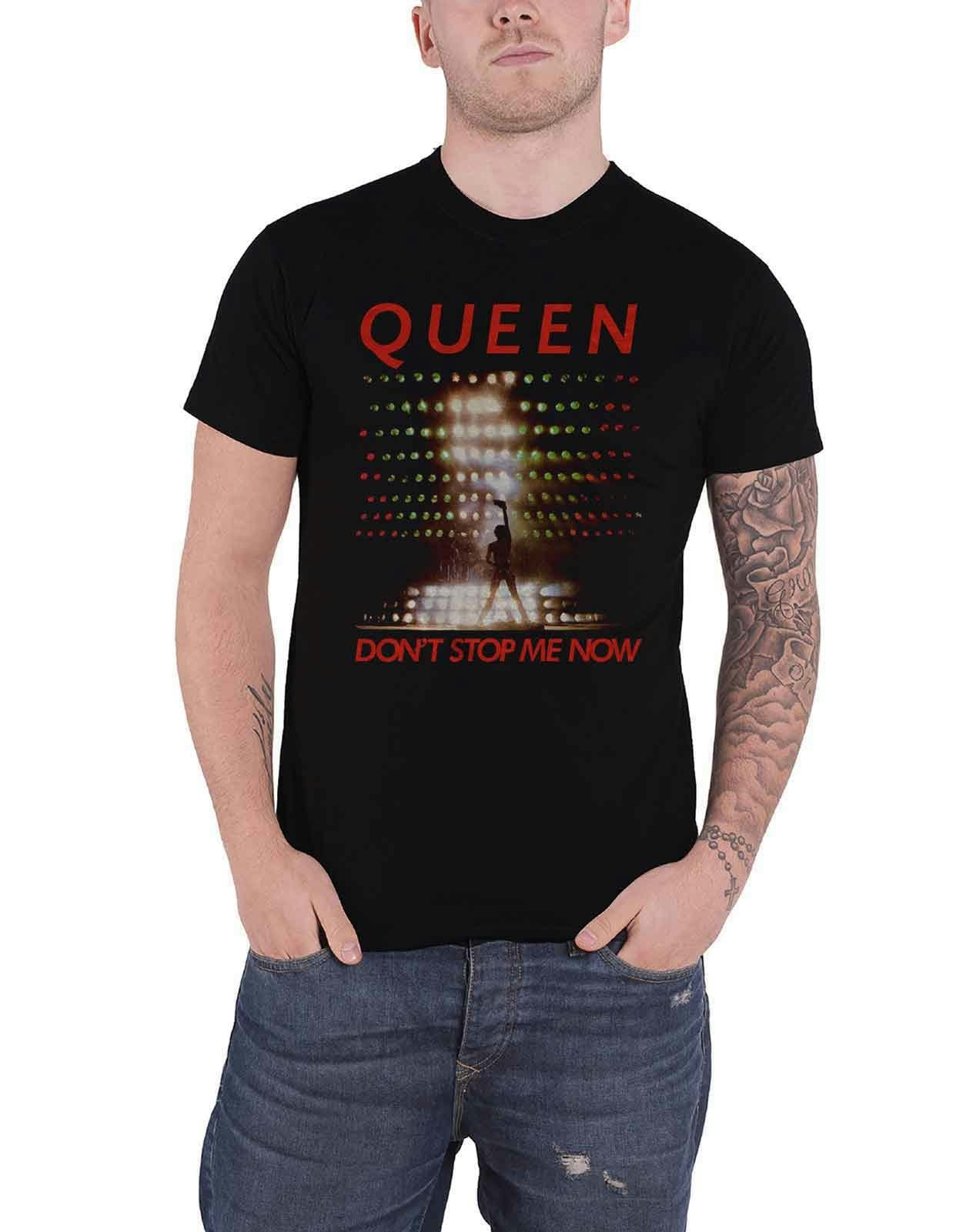 Paradiso Clothing Men's Black Queen Dont Stop Me Now T Shirt - Xl
