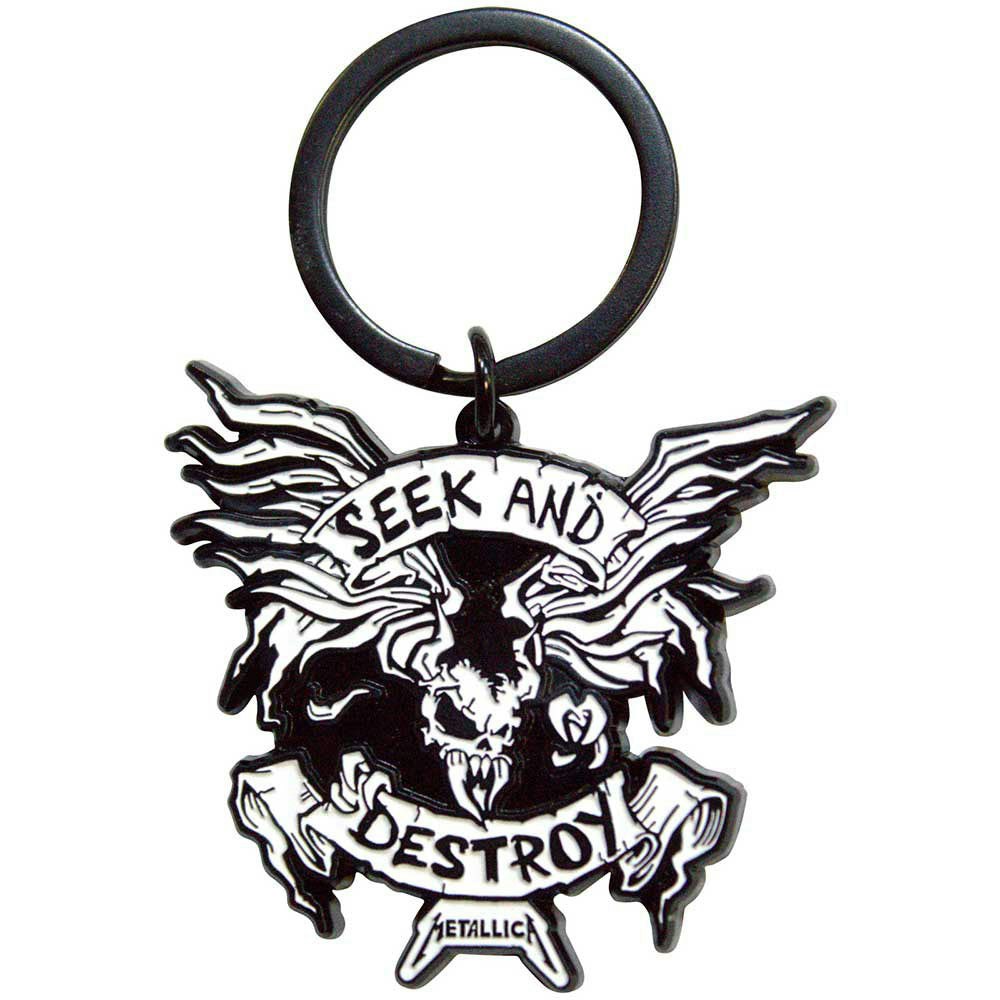 Paradiso Clothing Metallica Seek And Destroy Keyring Keychain