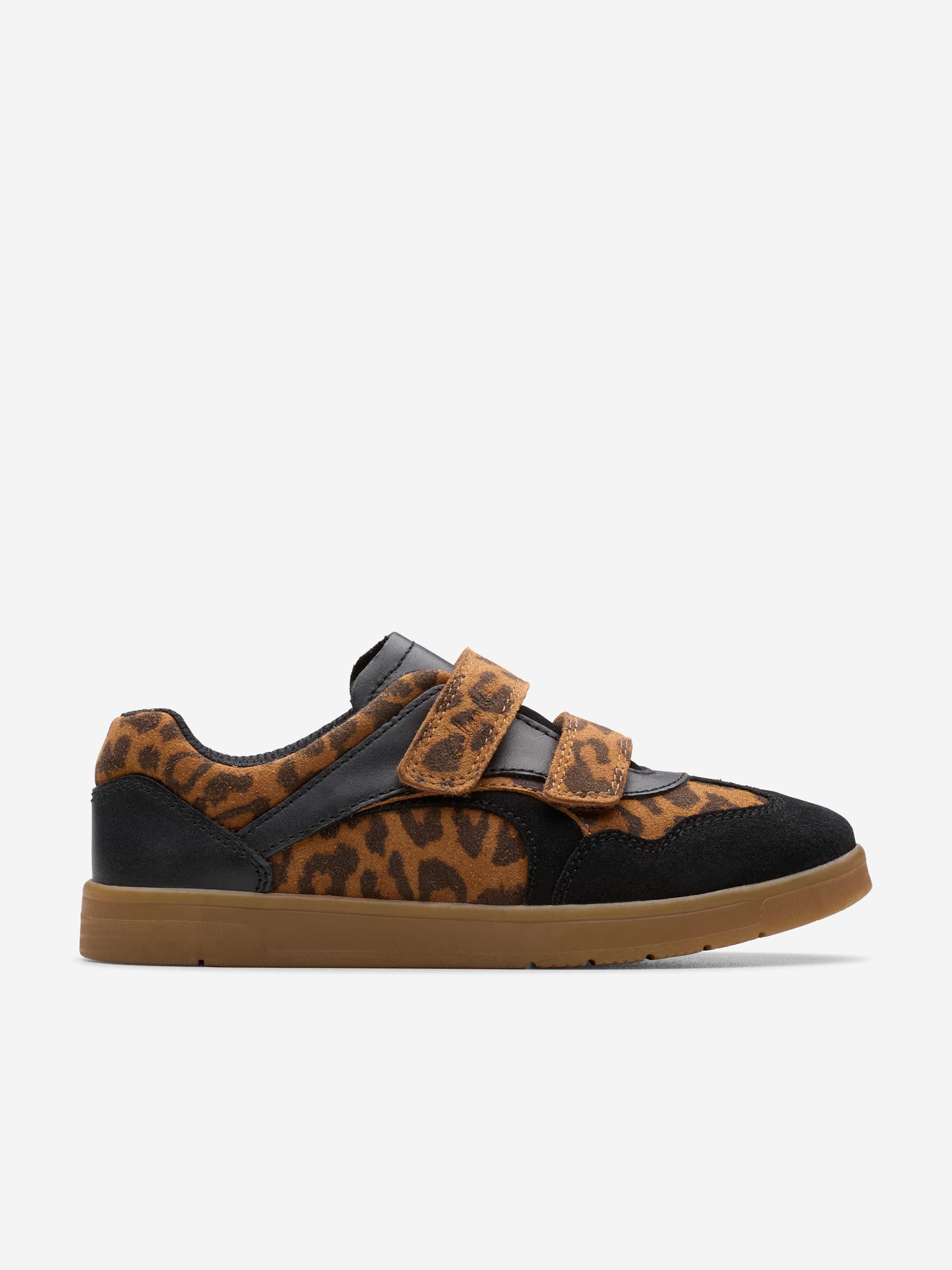Clarks Girls Brown Disco Vibe Trainers In - Eu 28.5 Uk 10.5