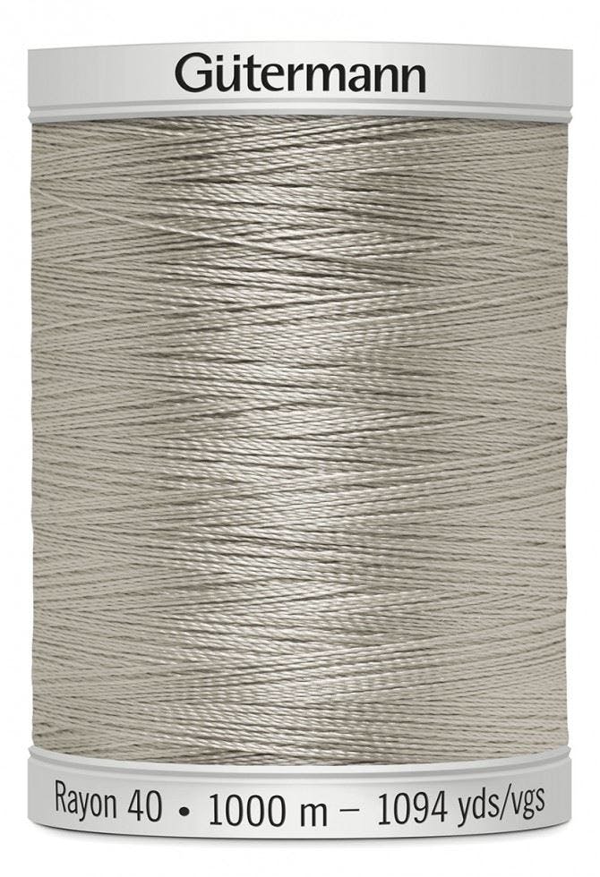 Gutermann No 40 Sulky Rayon Embroidery Thread 1000M Rayon Thread Suitable For Embroidery - 1218 - 1000 Metres