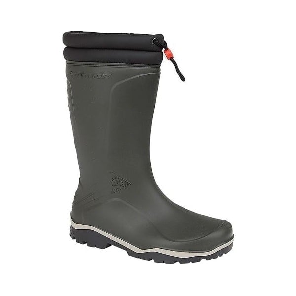 Dunlop Unisex Green Blizzard Warm Lined Wellington Boots - Uk 9