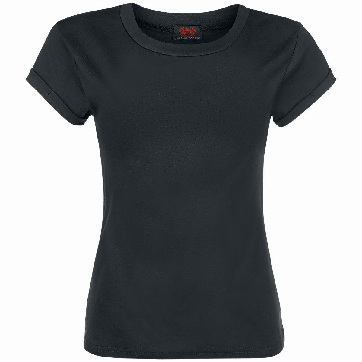 Spiral Direct Girls Urban Fashion - Boatneck Cap Sleeve T-Shirt - L - Spi - Spi