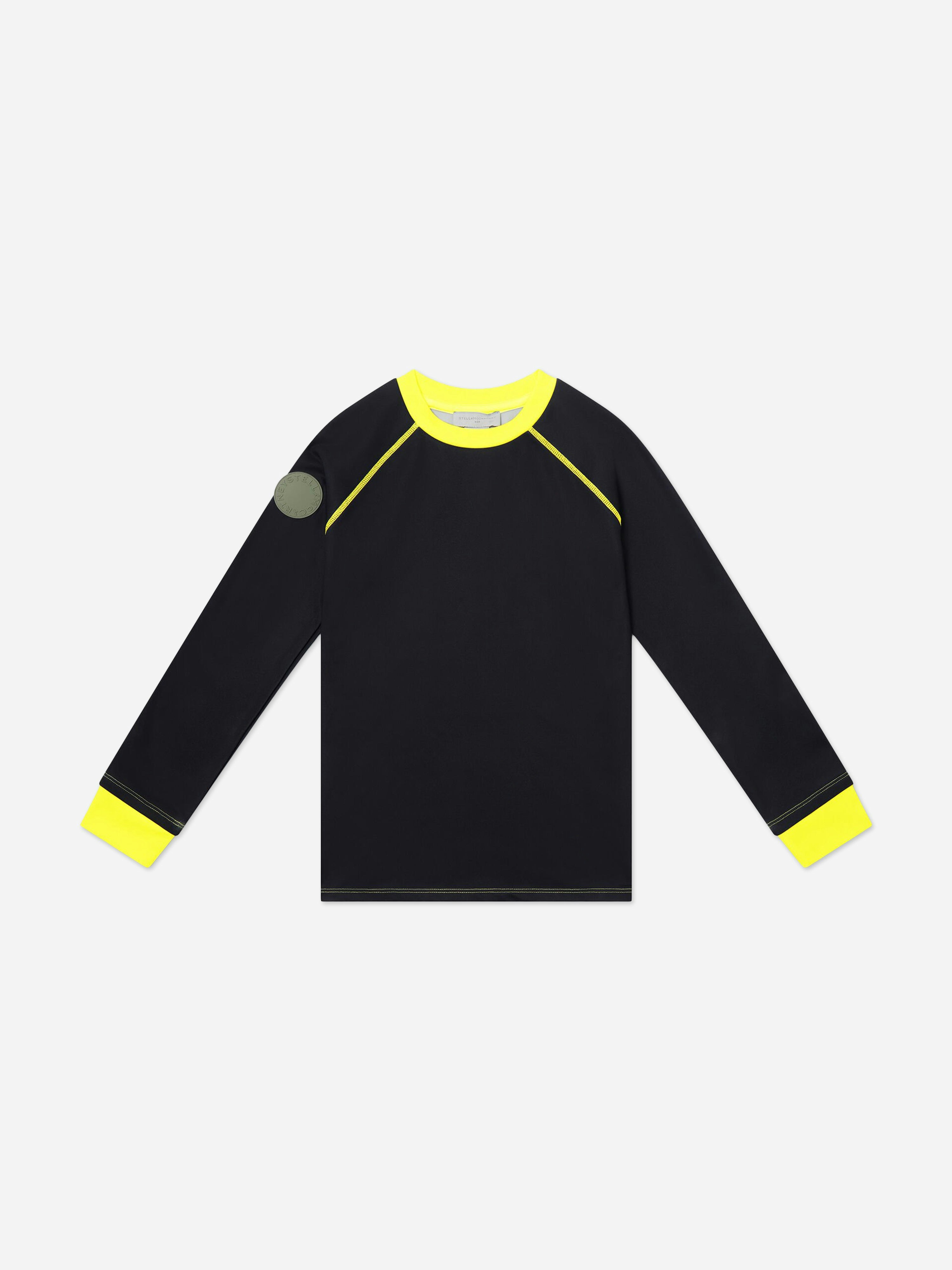 Stella Mccartney Kids Boys Black Stella Mccartney Thermal Ski Top In - 12 Yrs