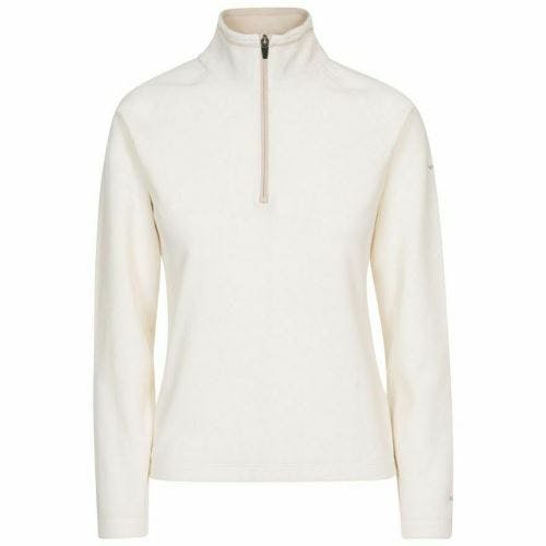 Trespass Women's Skylar Half Zip Top Fleece Jumper - Ghost - L
