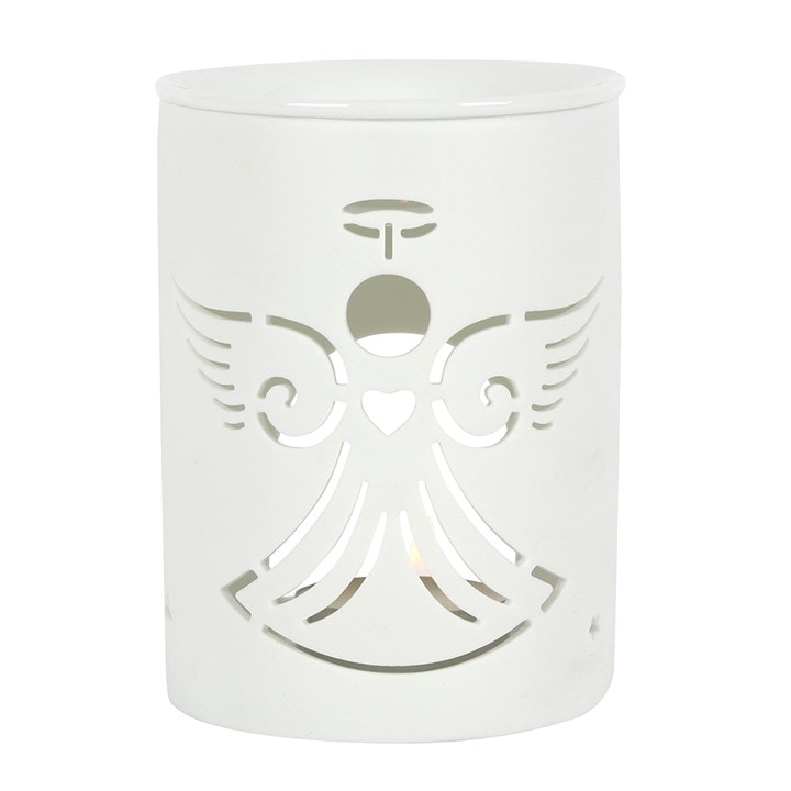 Serano White Angel Cut Out Oil Burner